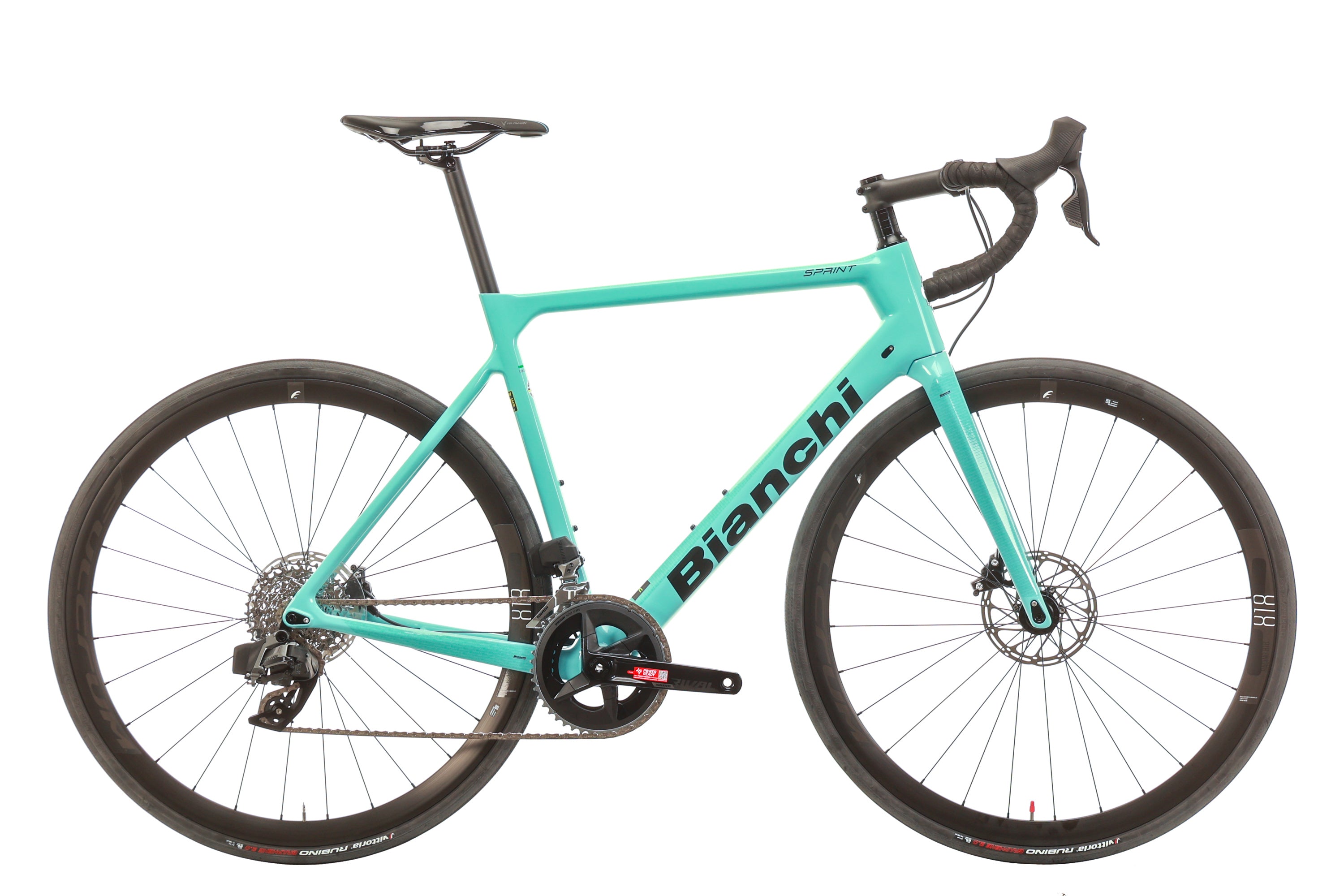 Bianchi Sprint Disc Rival AXS 12-Speed Road Bike 2023 - 57cm Carbon Frame for Racing & Endurance Training | Perfect for Competitive Cyclists & Long-Distance Rides