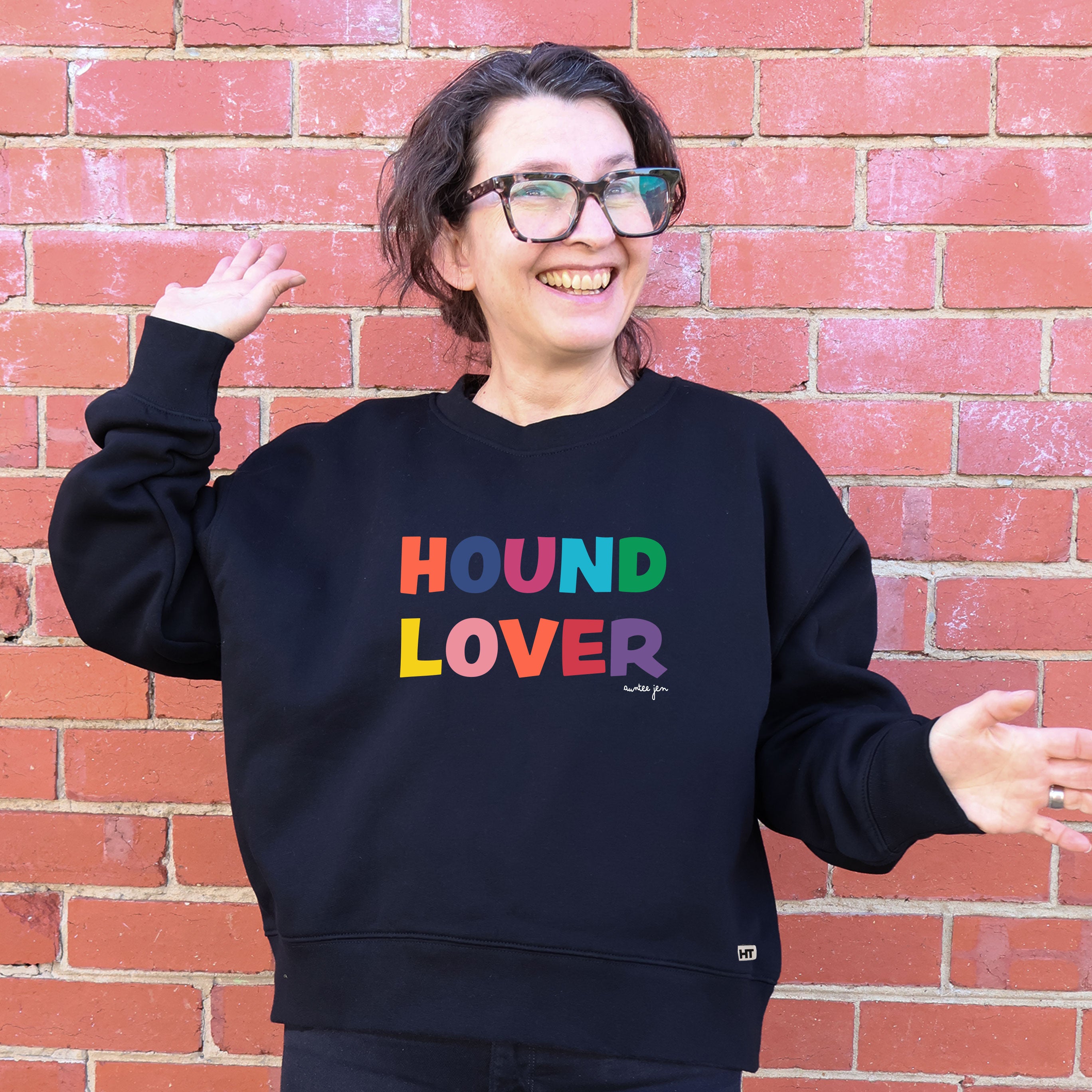 Auntee Jen HUMAN Sweater - Cozy Knit Pullover for Women | Trendy Casual Wear for Fall & Winter | Perfect for Office, Dates & Holiday Outfits