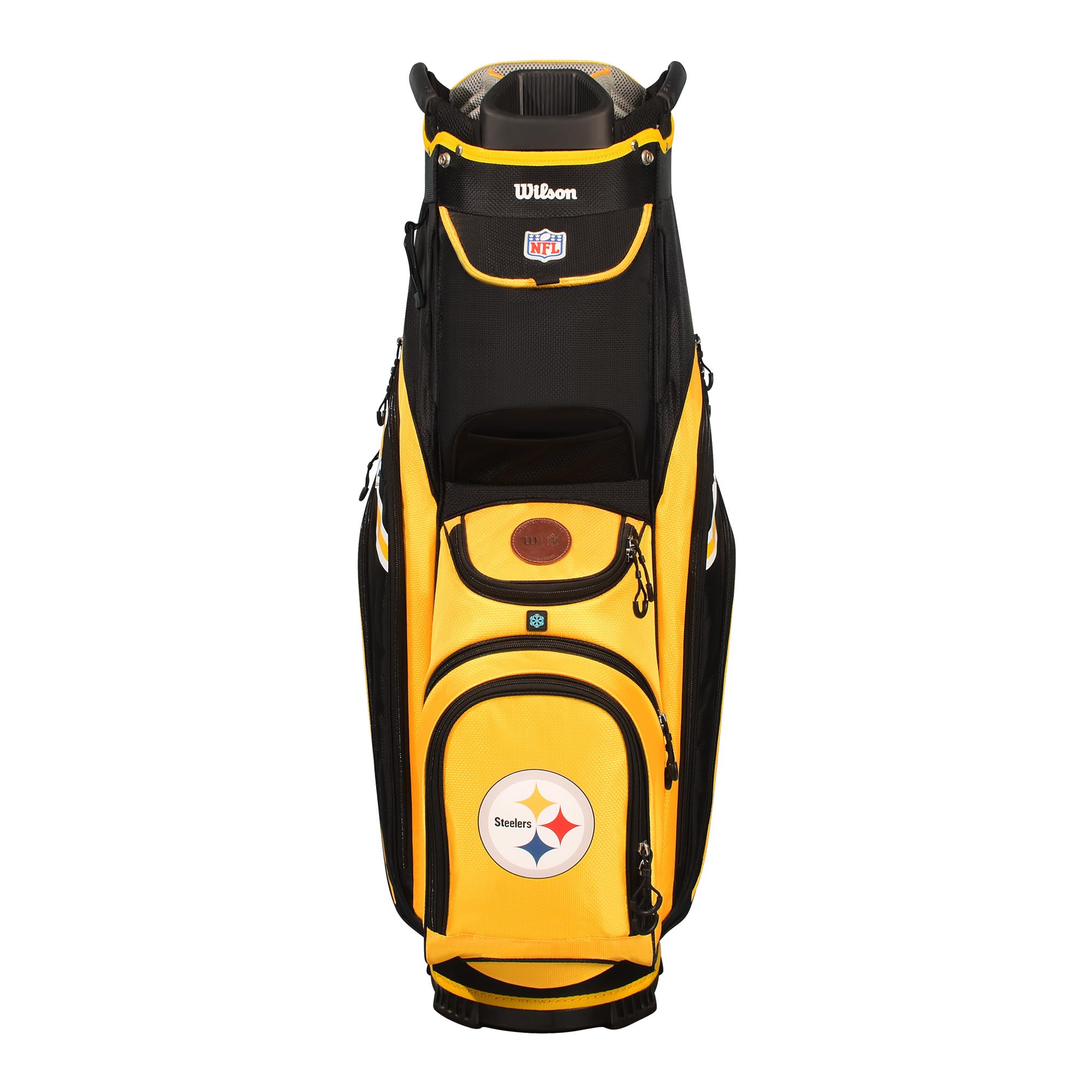 Wilson NFL Official Licensed Golf Bags for Men & Women - Durable & Stylish Golf Stand Bag with Padded Straps - Perfect for Football Fans & Golf Enthusiasts (Great for Course, Driving Range & Travel)
