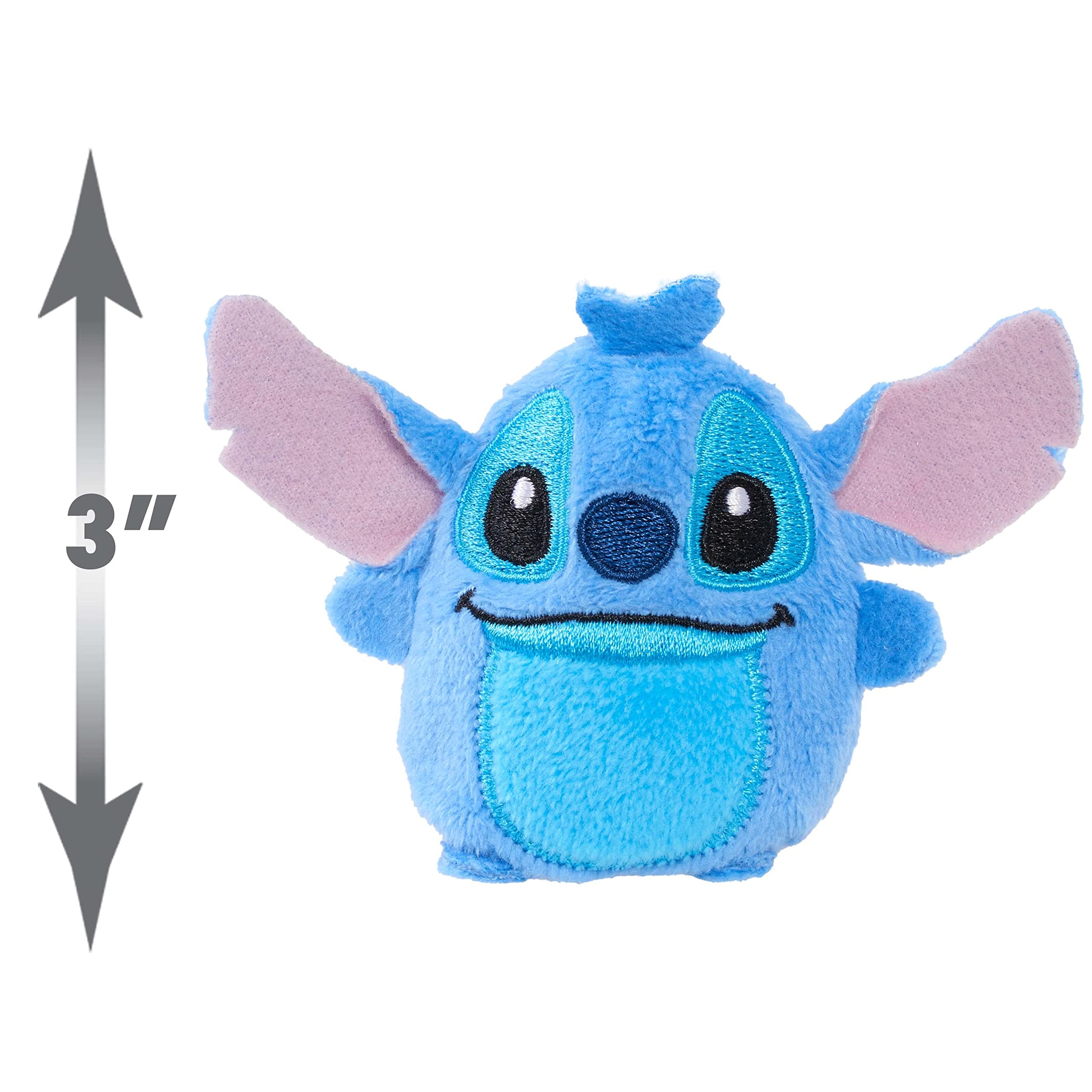 Disney Classics Cutie Beans 2.5-Inch Surprise Plush Toys with Clip-On Carrier Pack - 5-Piece Set, Officially Licensed Stuffed Animals for Kids Ages 2+, Amazon Exclusive - Perfect for Birthday Gifts, Party Favors & Disney Collectors