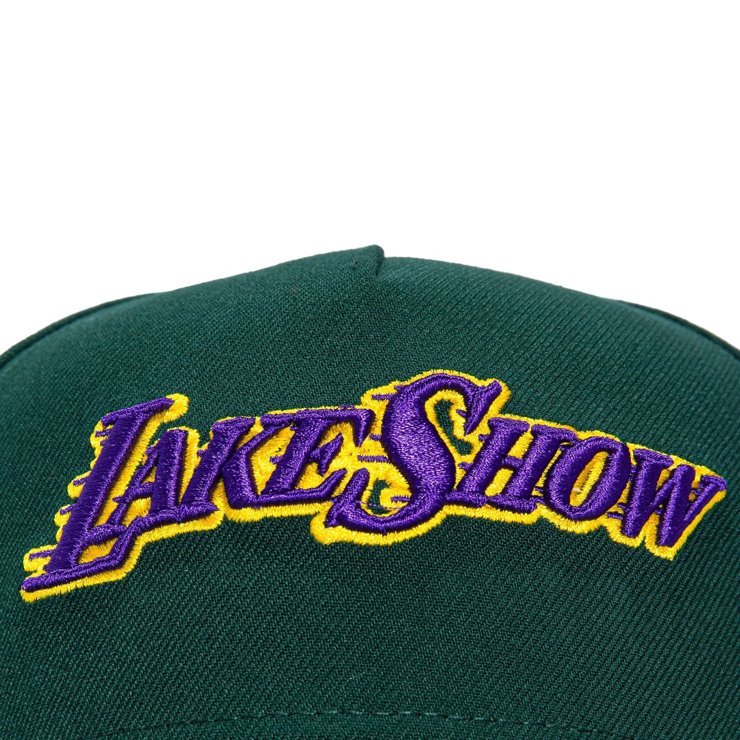 New Era 9Forty A-Frame Los Angeles Lakers Snapback Cap - Official NBA LakeShow Hat in Green for Men & Women | Game Day, Streetwear & Sports Fan Fashion
