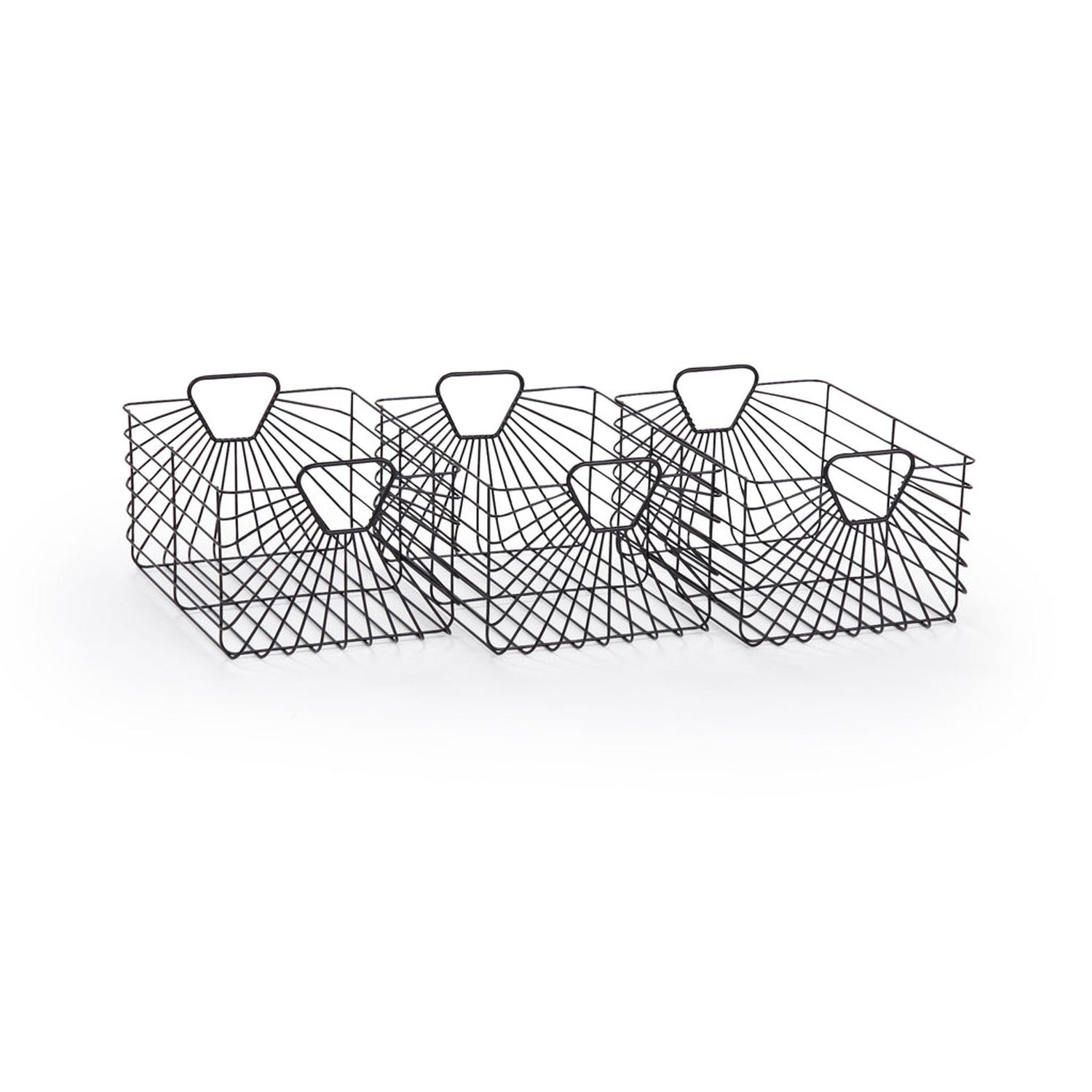 Central Park Storage Baskets - Set of 3 Woven Bins for Home Organization | Perfect for Living Room, Bedroom & Nursery Storage | Natural Fiber Decorative Baskets