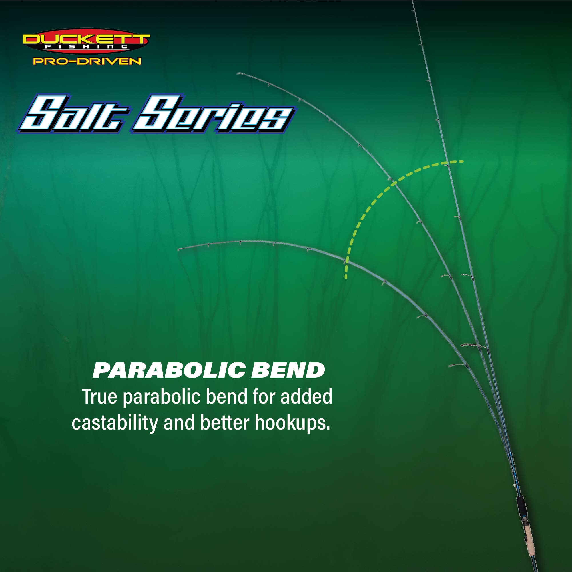 Duckett Salt Series Fishing Rods - Fuji Guides, Sensi-Touch for Saltwater Angling | Spinning & Casting Options