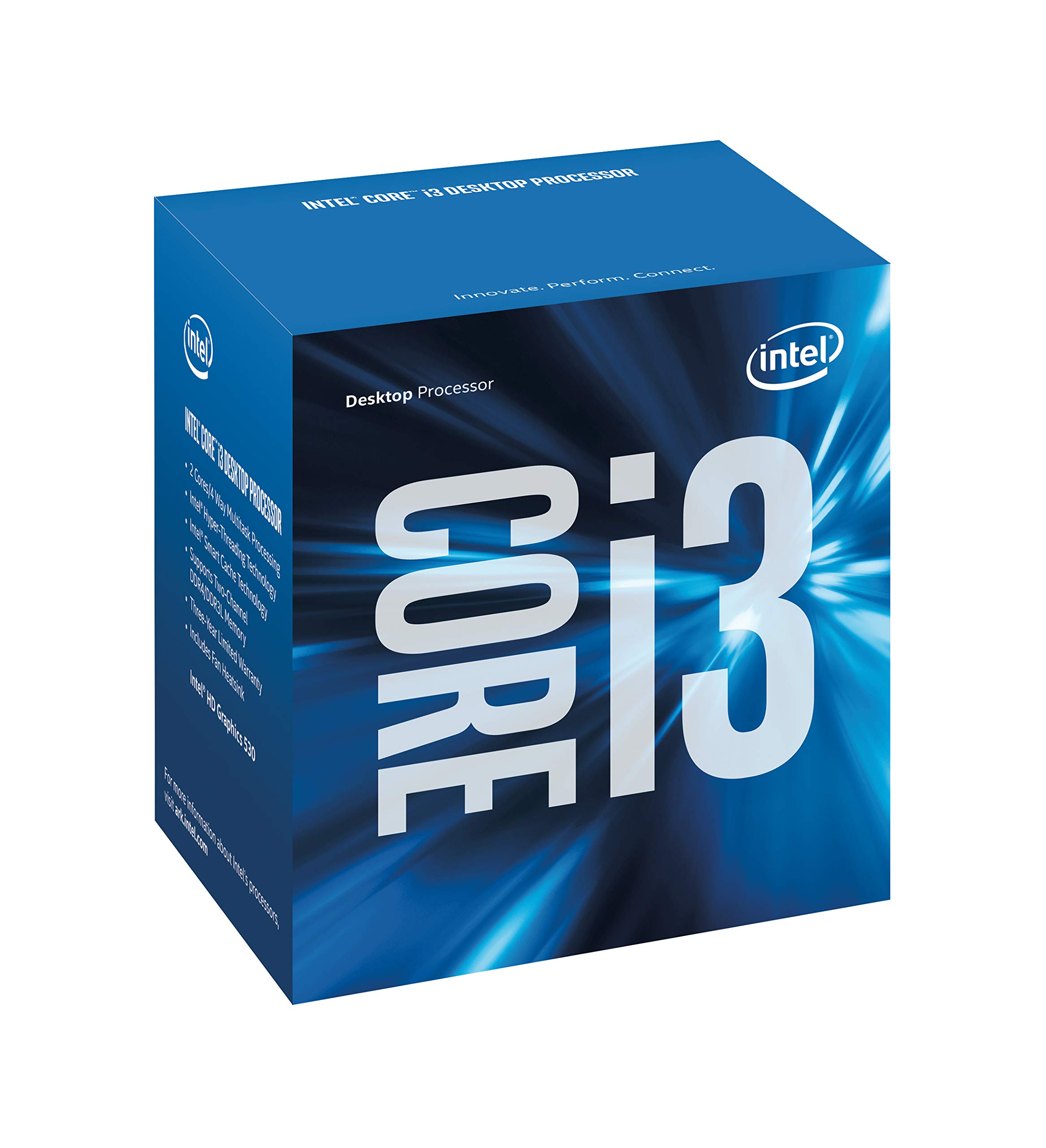 Intel Core i3-7100 Processor 3.9GHz 4MB Cache LGA1151 Socket - Desktop CPU for Gaming, Office Work & Home Computing