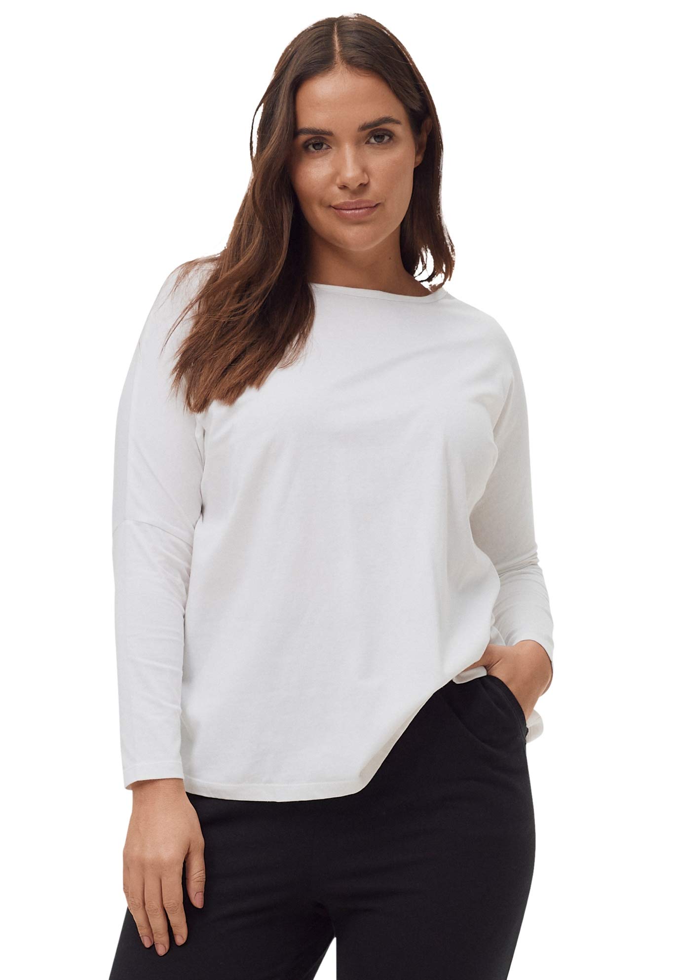 Ellos Women's Plus Size Boxy Sleep Tee - Soft & Comfortable Oversized Nightshirt for Lounge & Sleep - Perfect for Relaxing at Home or Travel