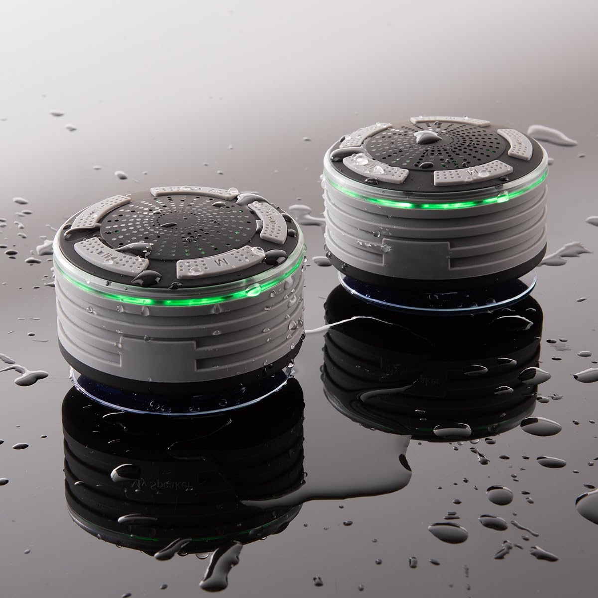 Premium Surround Sound Shower System (2-Pack) - Wireless Bluetooth Speaker for Bathroom, Pool & Outdoor Use - Waterproof Showerhead with HD Audio for Ultimate Relaxation