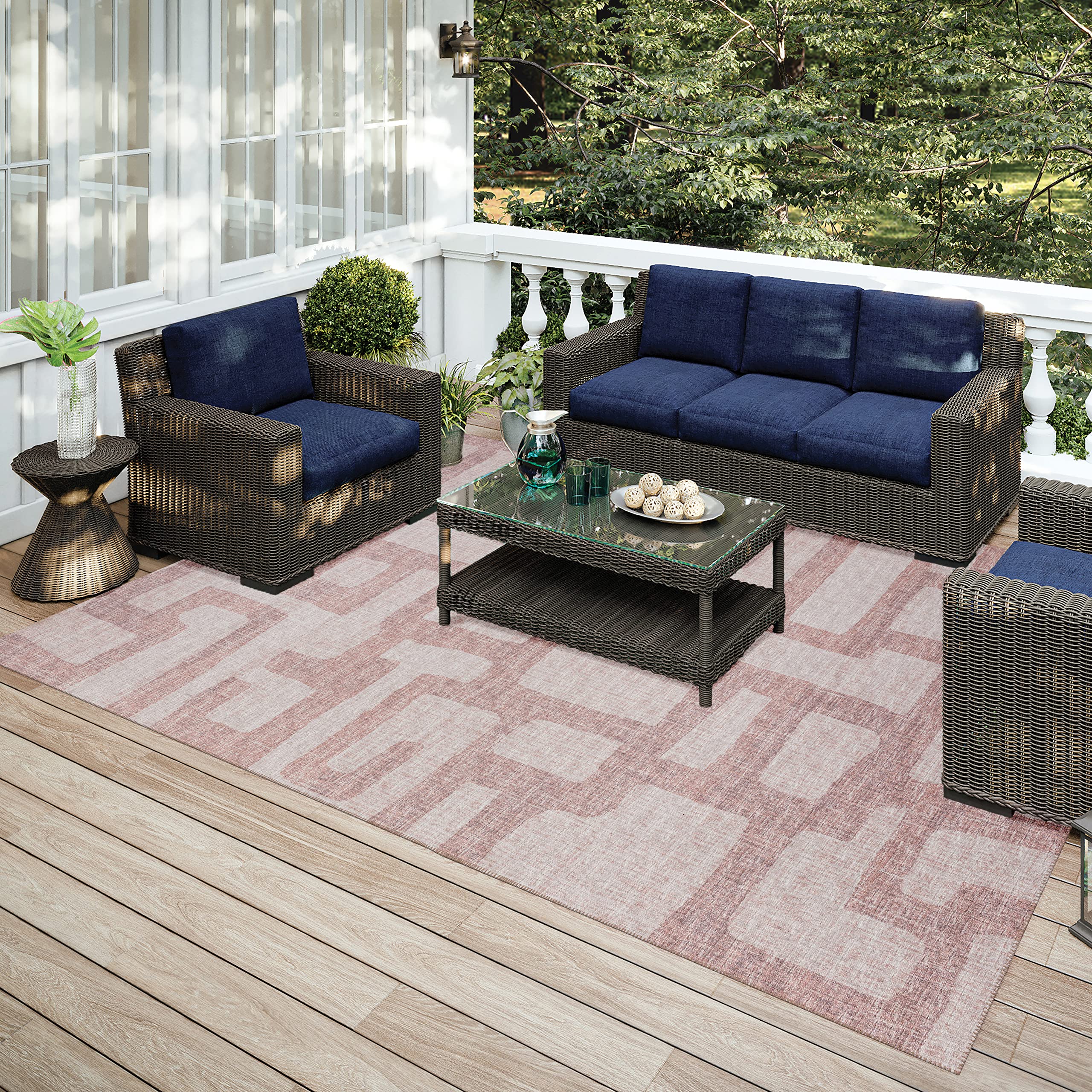 Addison Rugs Yuma AYU34 Tan 9' x 12' Area Rug - Soft Plush Living Room Carpet for Bedroom, Dining Room & Home Decor