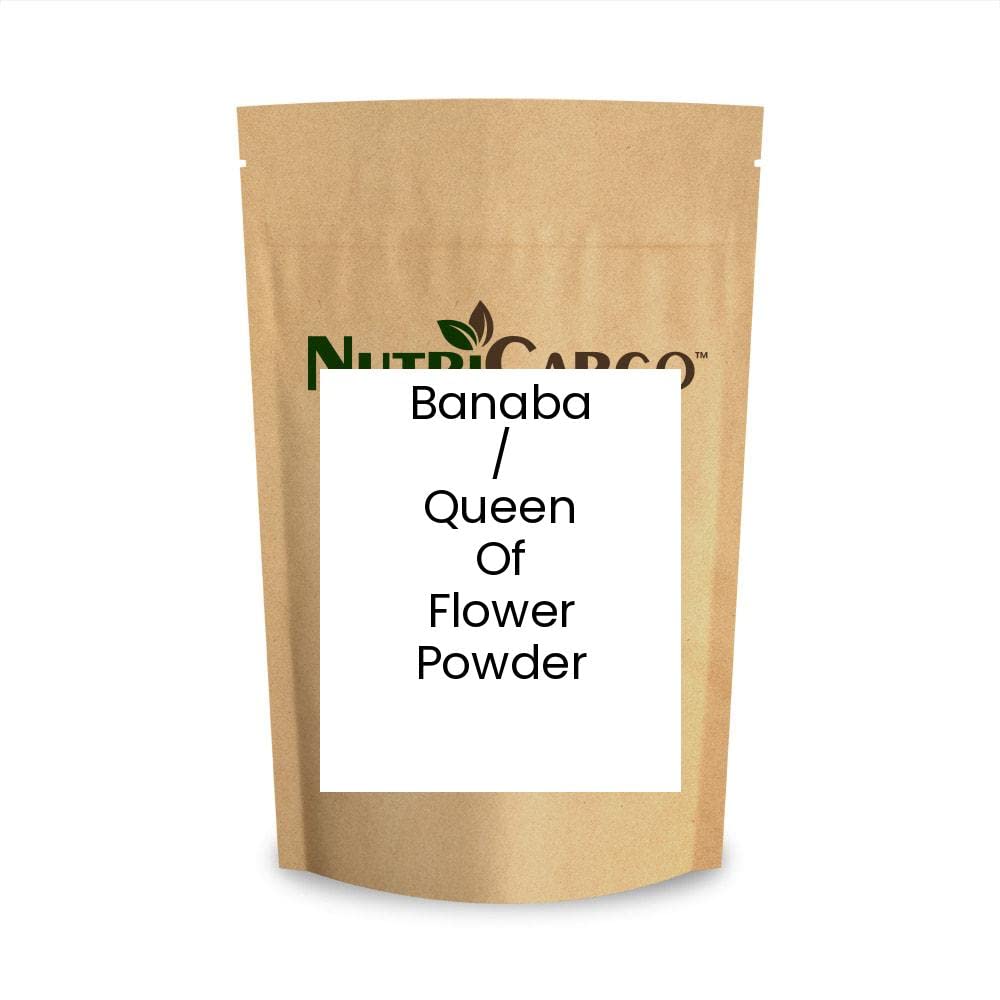 Organic Banaba Leaf Powder (Queen of Flowers) 2.2 lbs (1000g) - Natural Blood Sugar Support Supplement for Tea, Smoothies & Wellness Drinks