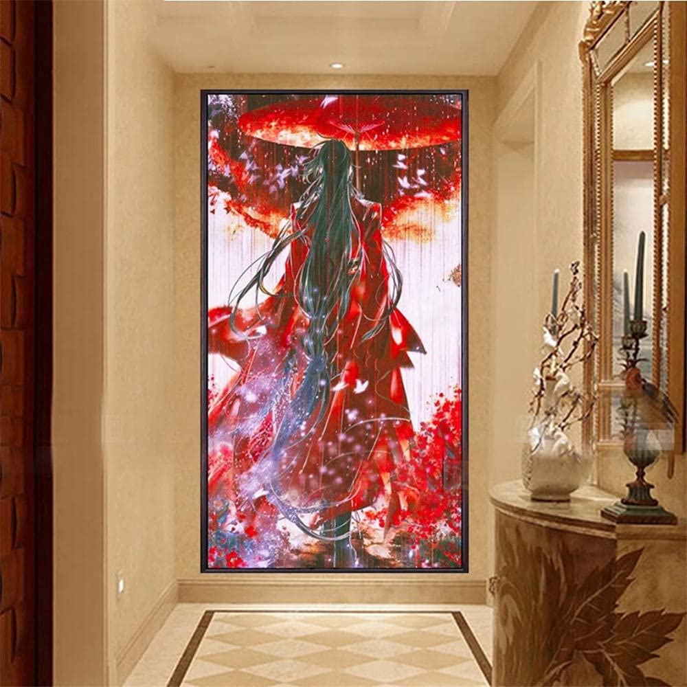 40x80in Large Diamond Painting Kit for Adults & Kids - Cartoon Anime Full Drill Diamond Art by Numbers, DIY Cross Stitch Canvas Wall Decor (100x200cm) | Perfect for Beginners, Arts & Crafts Gifts, Home & Office Decoration