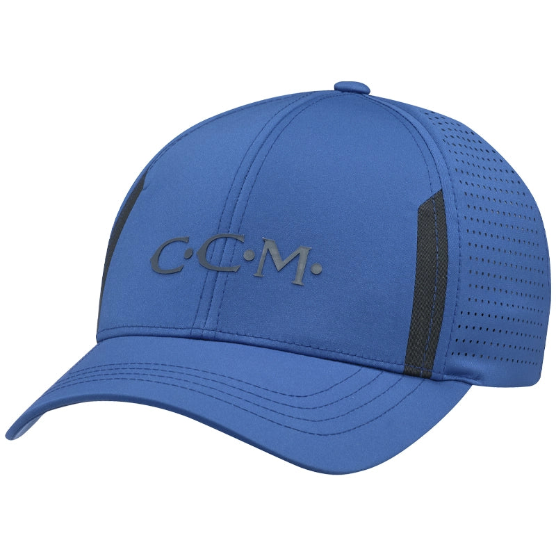CCM Perforated Golf Cap - Breathable & Lightweight Collegiate Royal Hat for Men & Women - Perfect for Golfing, Running, and Outdoor Sports