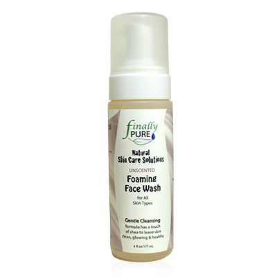 Finally Pure - Unscented Face Wash for All Skin Types - Gentle Daily Cleanser for Sensitive, Dry & Oily Skin - 6 oz - Perfect for Morning & Night Skincare Routine