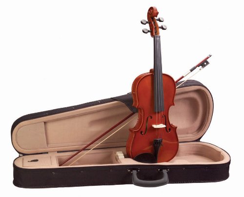 4-String Violin - Polished Red-Gold Gloss Finish (145AU) | Professional Violin for Students & Beginners | Perfect for Classical Music, Performances & Practice