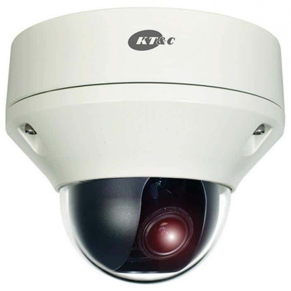 KT&C 2.8~12mm Varifocal Lens 1080p HD-TVI Outdoor Security Camera, Weatherproof Day/Night Vision, 12VDC/24VAC Power - Ideal for Home Surveillance, Business Security & Parking Lot Monitoring