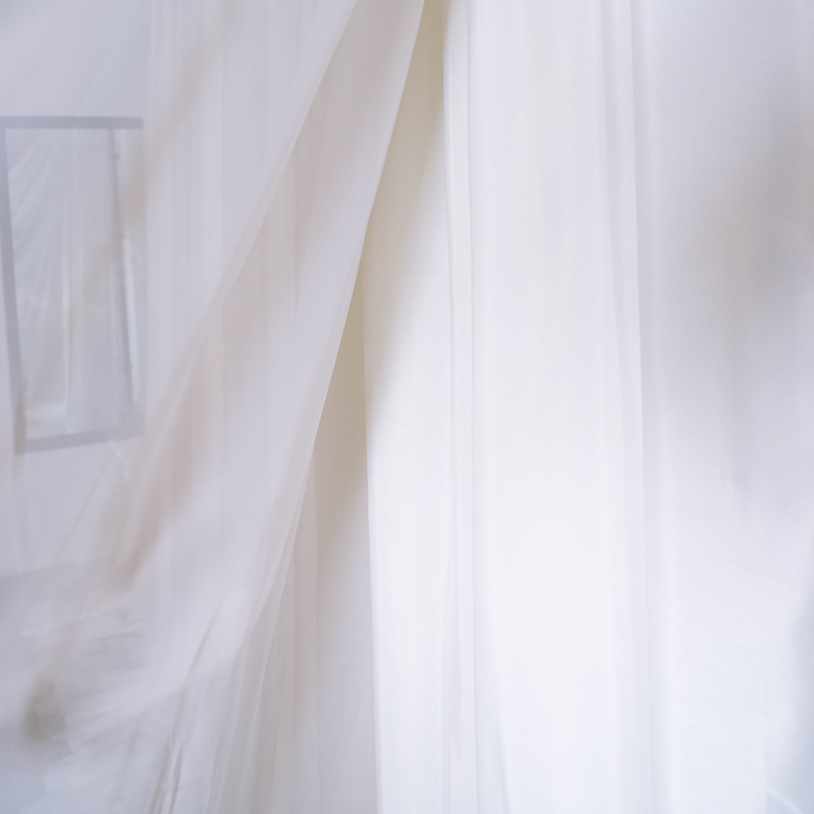 20 ft x 10 ft White Chiffon Fabric Backdrop Drapes Curtain for Wedding Decorations, Photo Booth, Reception & Photography - Elegant Party Supplies for Bridal Showers, Baby Showers & Special Events