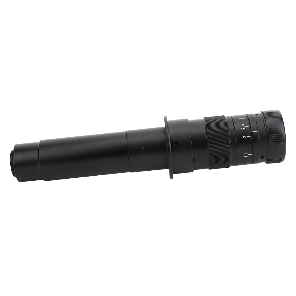 300X Adjustable Zoom C Mount Lens 0.7X-4.5X Magnification for Industrial Microscope Camera - High Precision Inspection & PCB Repair Tool for Electronics, Jewelry, and Watchmaking