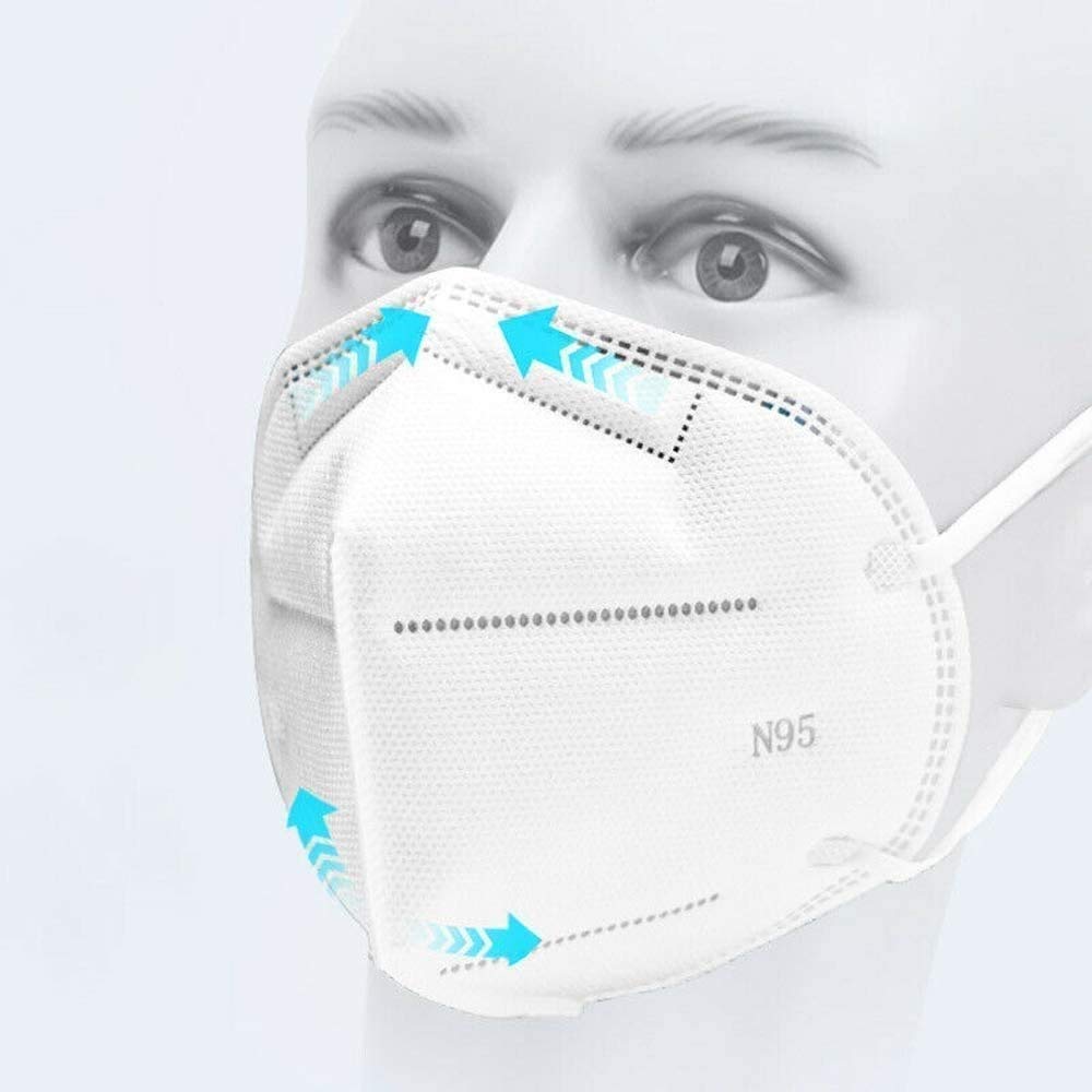 Zeerona N95 Face Mask - Reusable & Washable Unisex Respirator for Adults - Protection for Work, Travel & Daily Activities