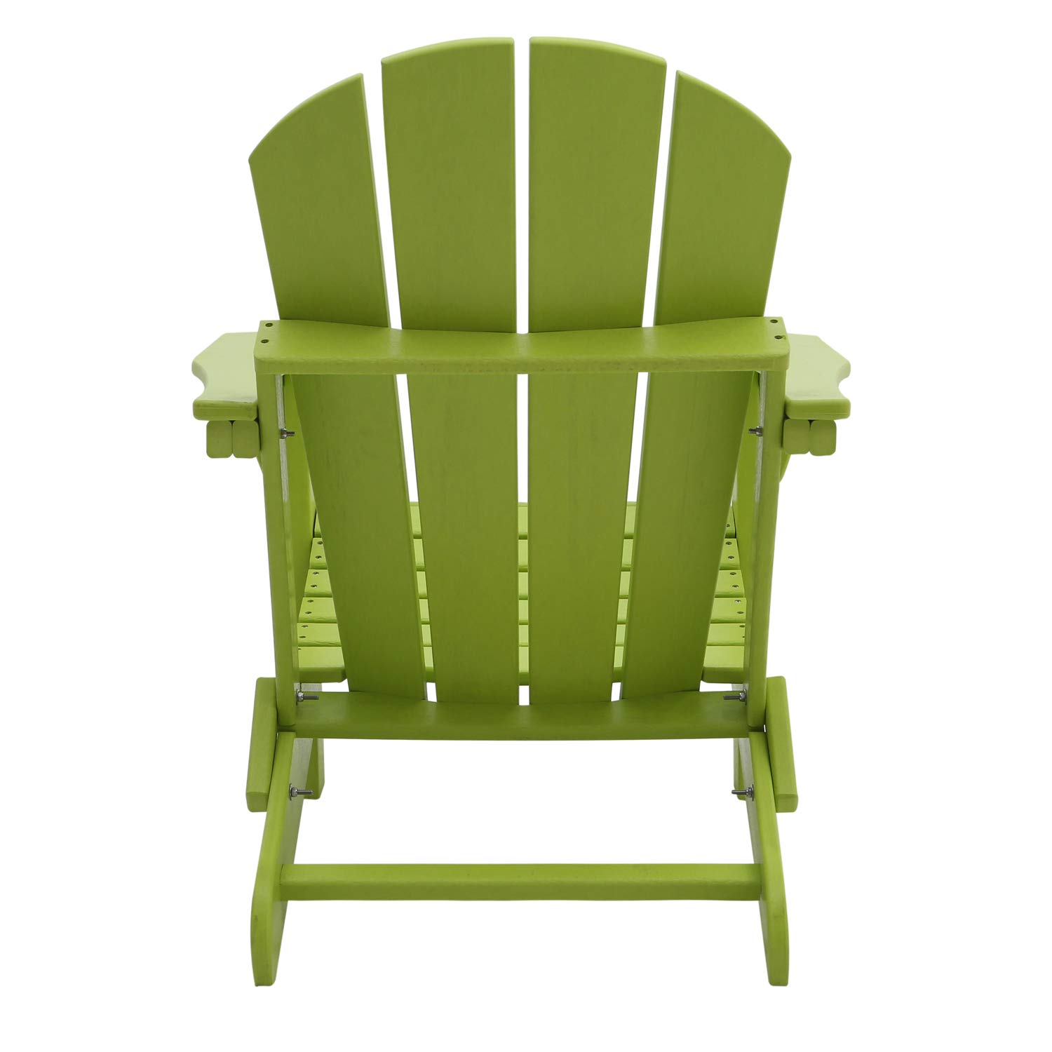 **WO Home Furniture Adirondack Chair - Outdoor Folding Lounger for Fire Pit, Beach, Balcony, Backyard, Lawn, Patio, Pool, Deck & Garden - Comfortable & Durable (Lime Green) - Perfect for Relaxing, Sunbathing & Outdoor Gatherings**
