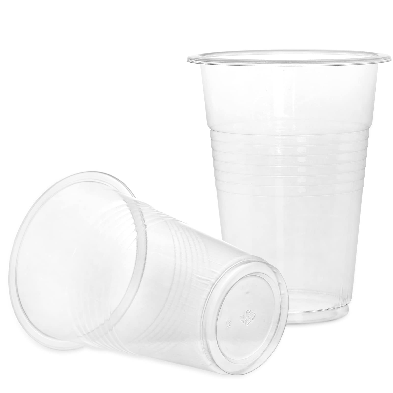 400 Pack 10 oz Clear Disposable Plastic Cups - Bulk Party Drinking Tumblers for Cold Beverages | Perfect for Parties, Picnics, BBQ, Travel, Camping & Office Events | BPA-Free & Durable