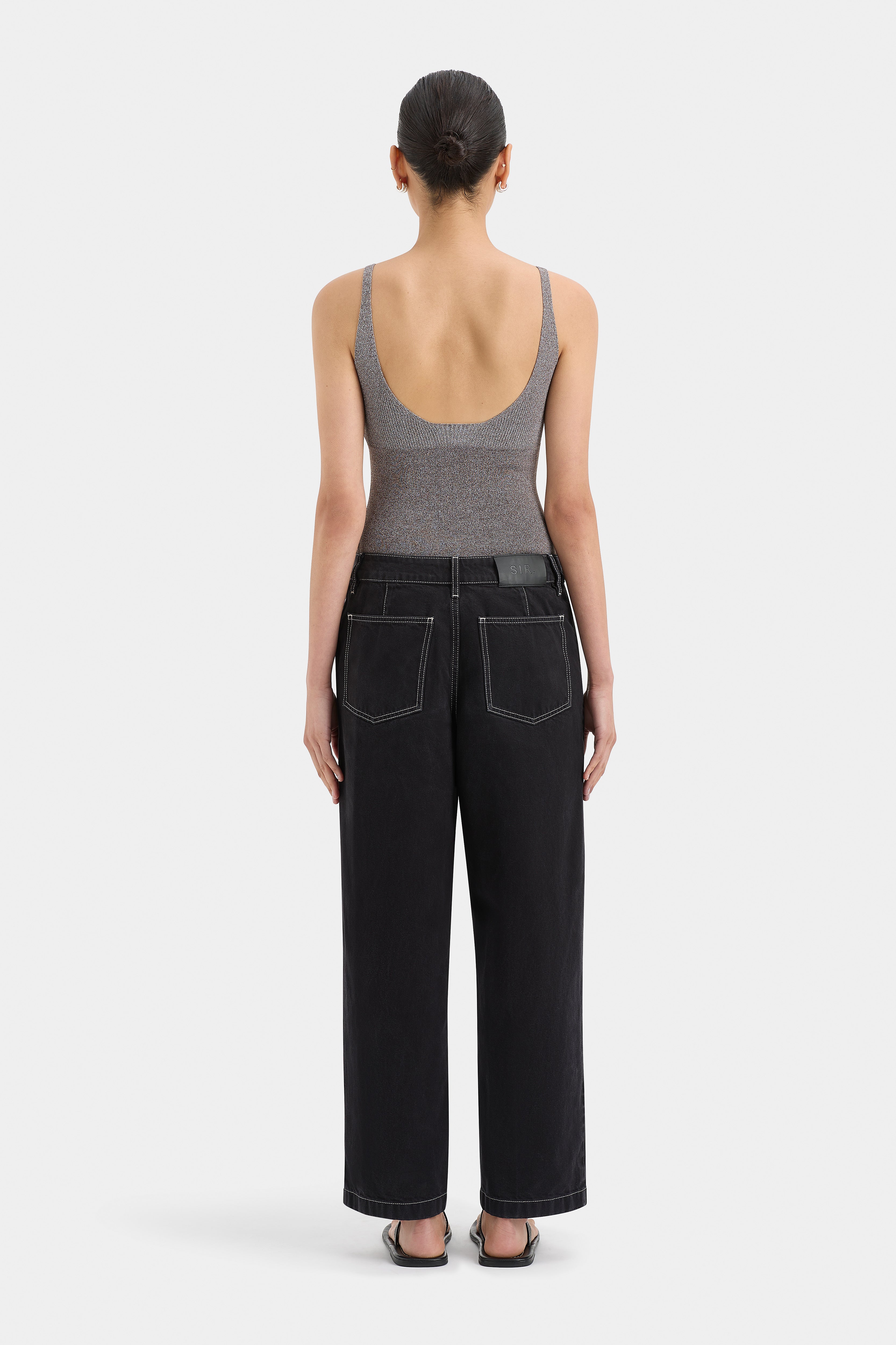 Rocio Tank Top for Women - Soft Mocha Marle Knit Casual Tee - Perfect for Yoga, Workouts, and Everyday Wear