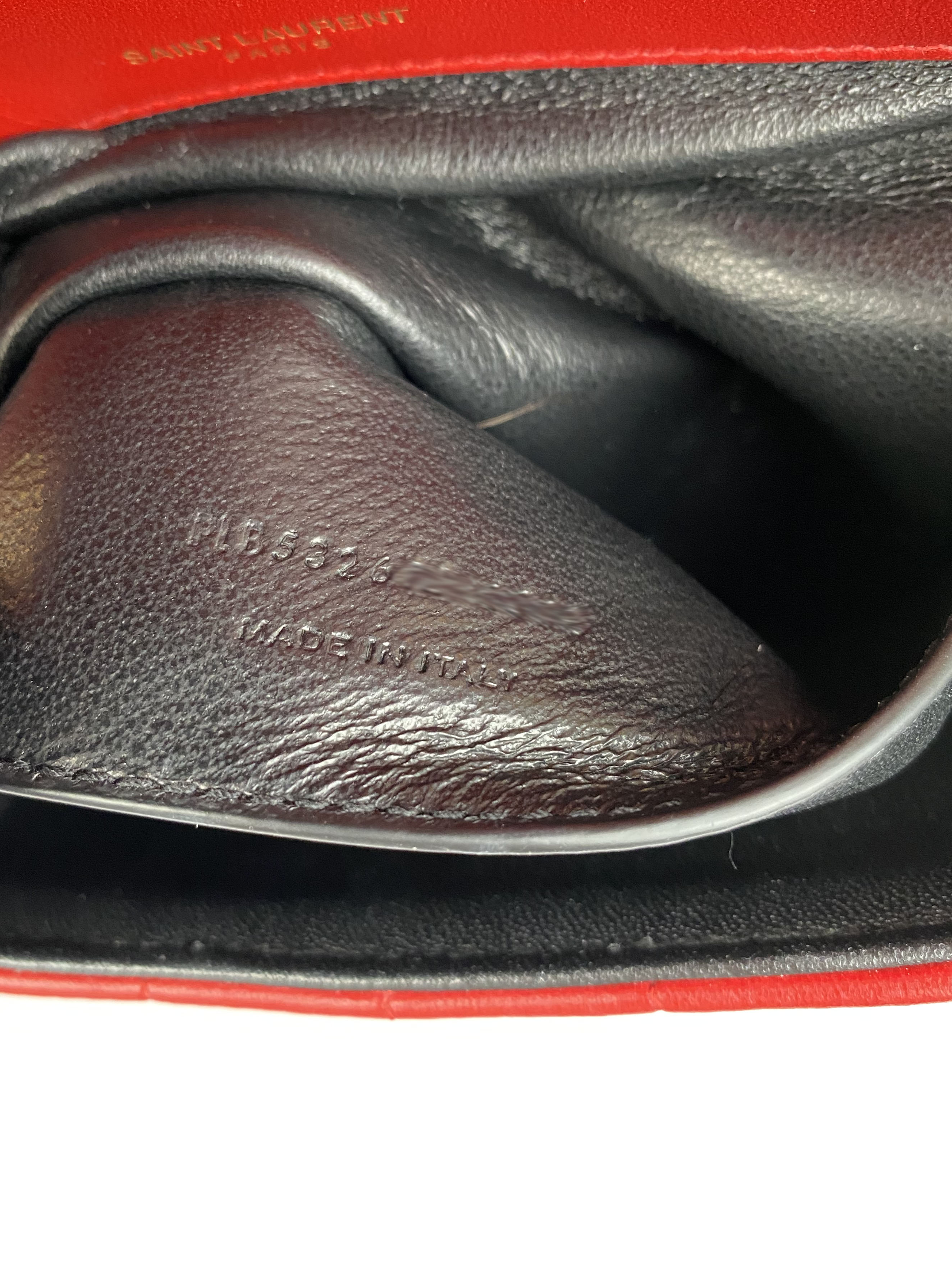 Saint Laurent Small Red Vicky Bag - Luxury Leather Crossbody Purse for Women | Perfect for Date Night, Parties & Everyday Use