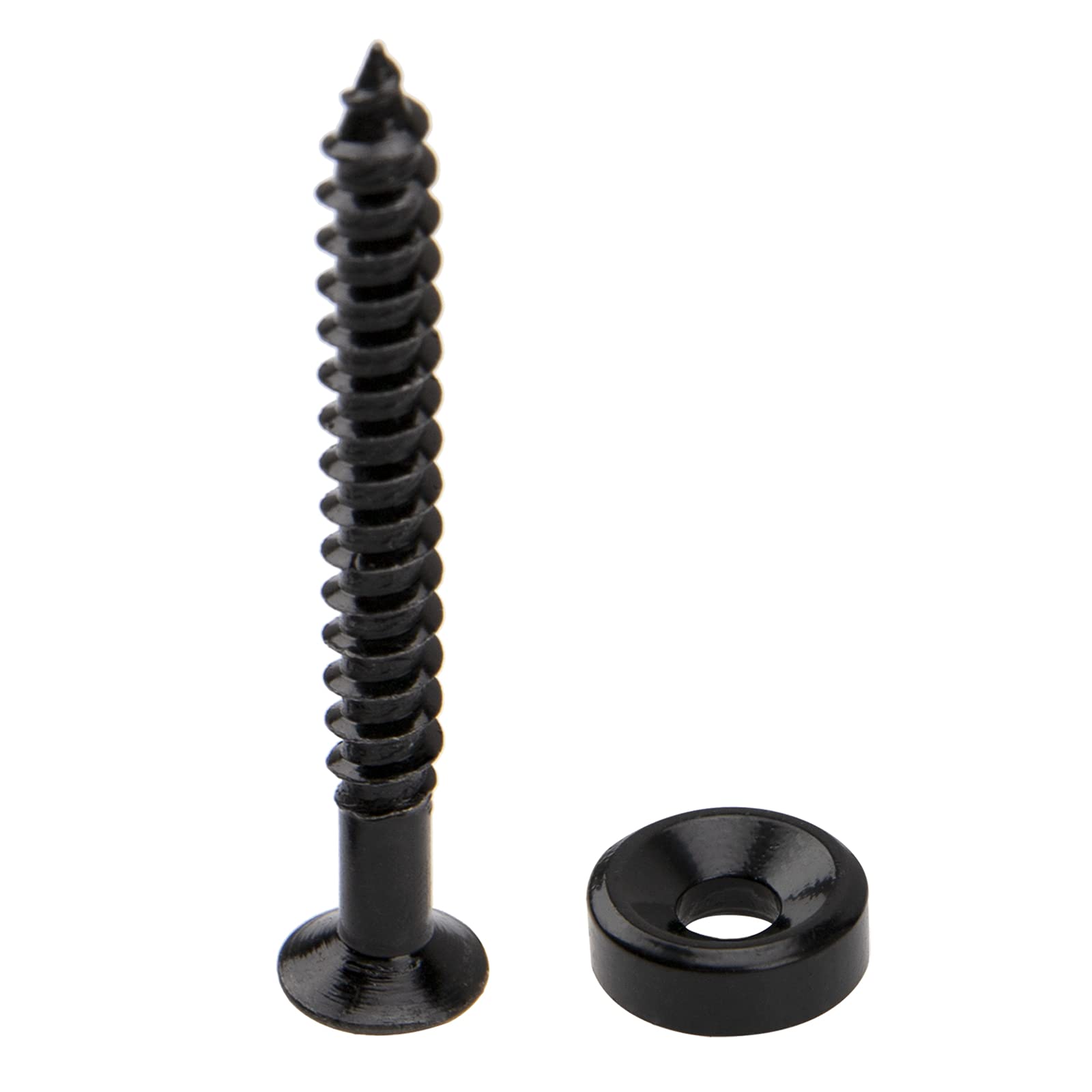 8Pcs Yootones Guitar Neck Joint Bushings Ferrules & Bolts - Compatible with Electric & Bass Guitars (Black) - Perfect for Guitar Repair, Maintenance & DIY Projects