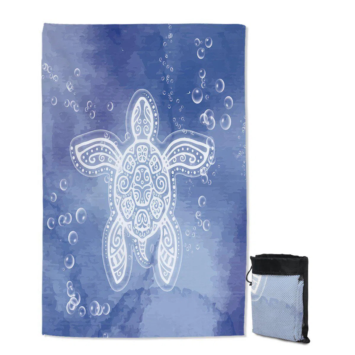 Honu Healing Sand Free Quick Dry Beach Towel - Lightweight & Super Absorbent for Pool, Yoga, Travel & Outdoor Activities