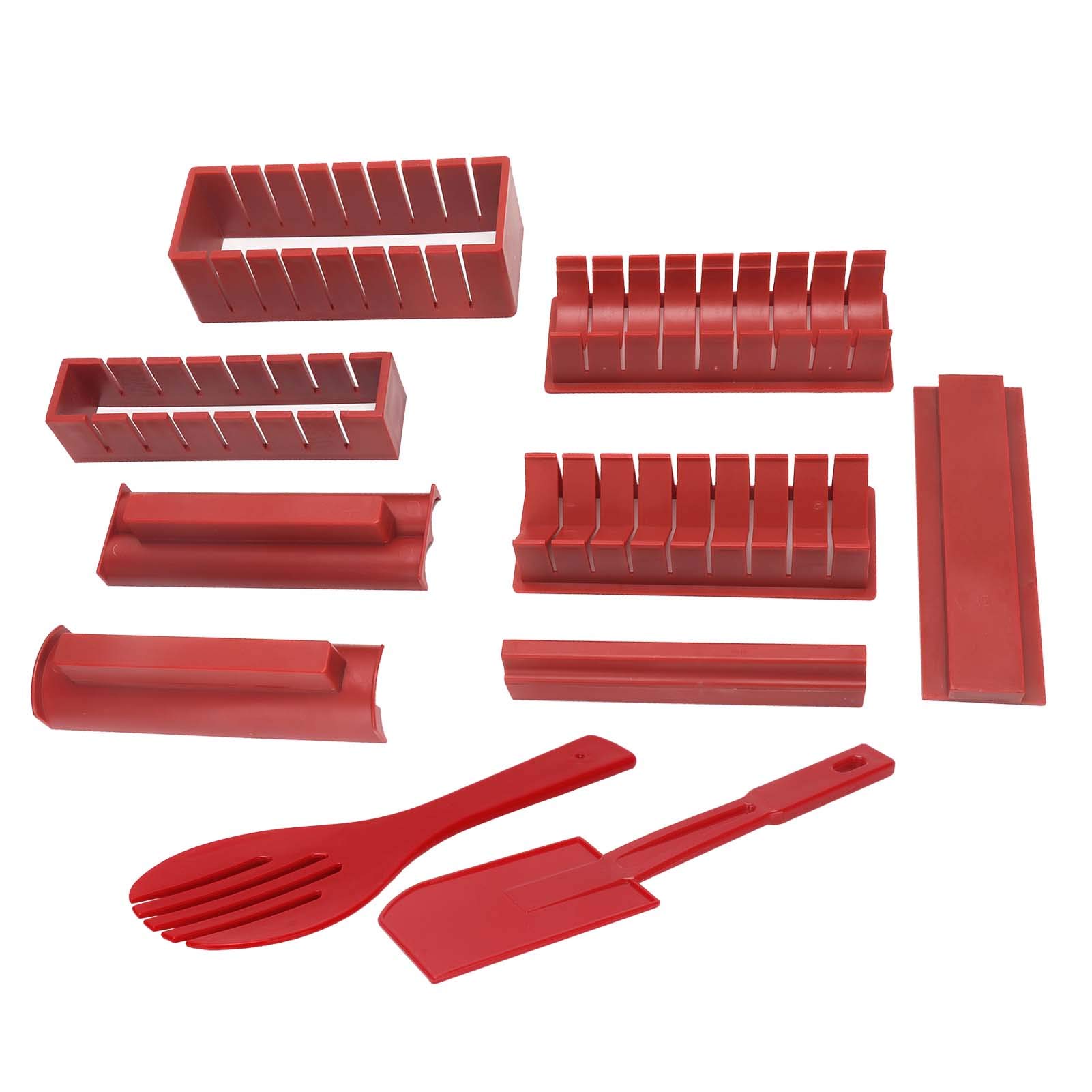 Non-Stick Japanese Sushi Maker Kit - DIY Rice Roll Mold & Sushi Making Tools for Home Kitchen, Restaurants, Hotels | Perfect for Sushi Parties, Meal Prep & Asian Cuisine Cooking