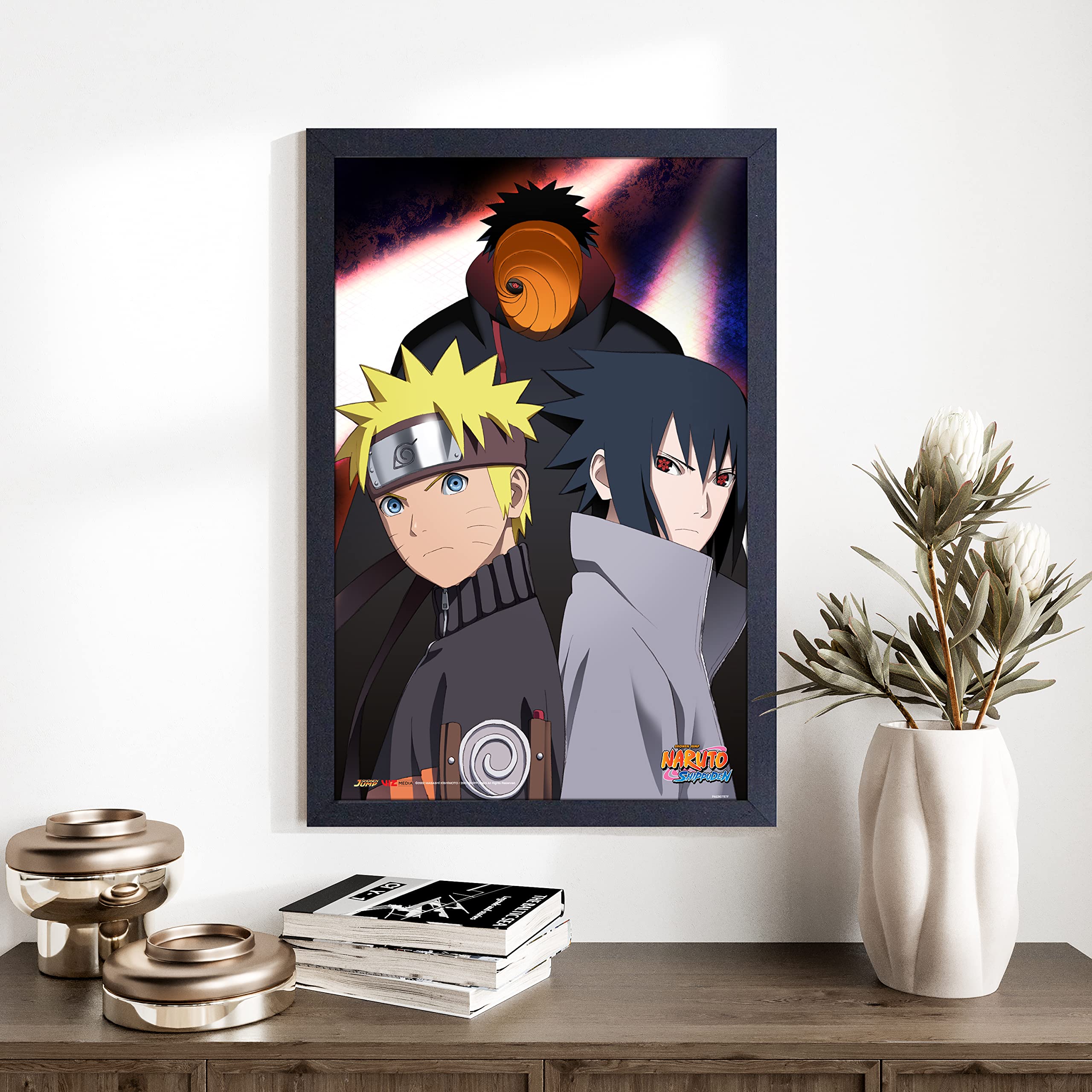 Naruto Shippuden Tobi Mask Poster - 11x17 Inch Anime Wall Art for Bedroom, Living Room, Office & Home Decor - Perfect for Anime Fans & Japanese Pop Culture Enthusiasts