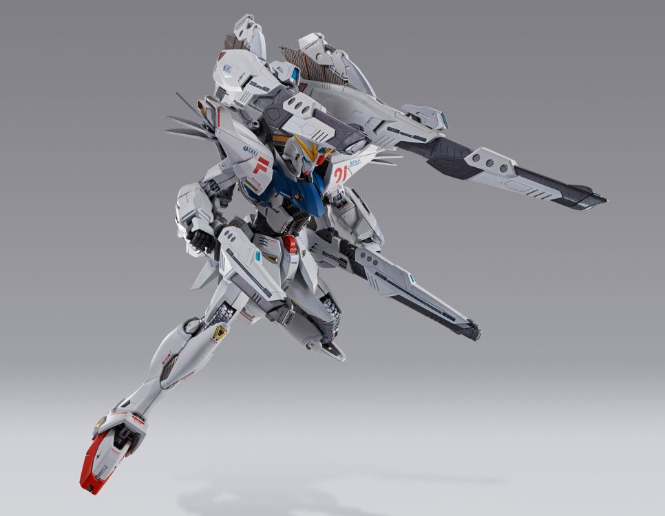 Bandai Metal Build Gundam F91 Formula 91 (Chronicle White Ver.) Exclusive Collectible Action Figure - Perfect for Anime Fans, Model Collectors & Display Showcase