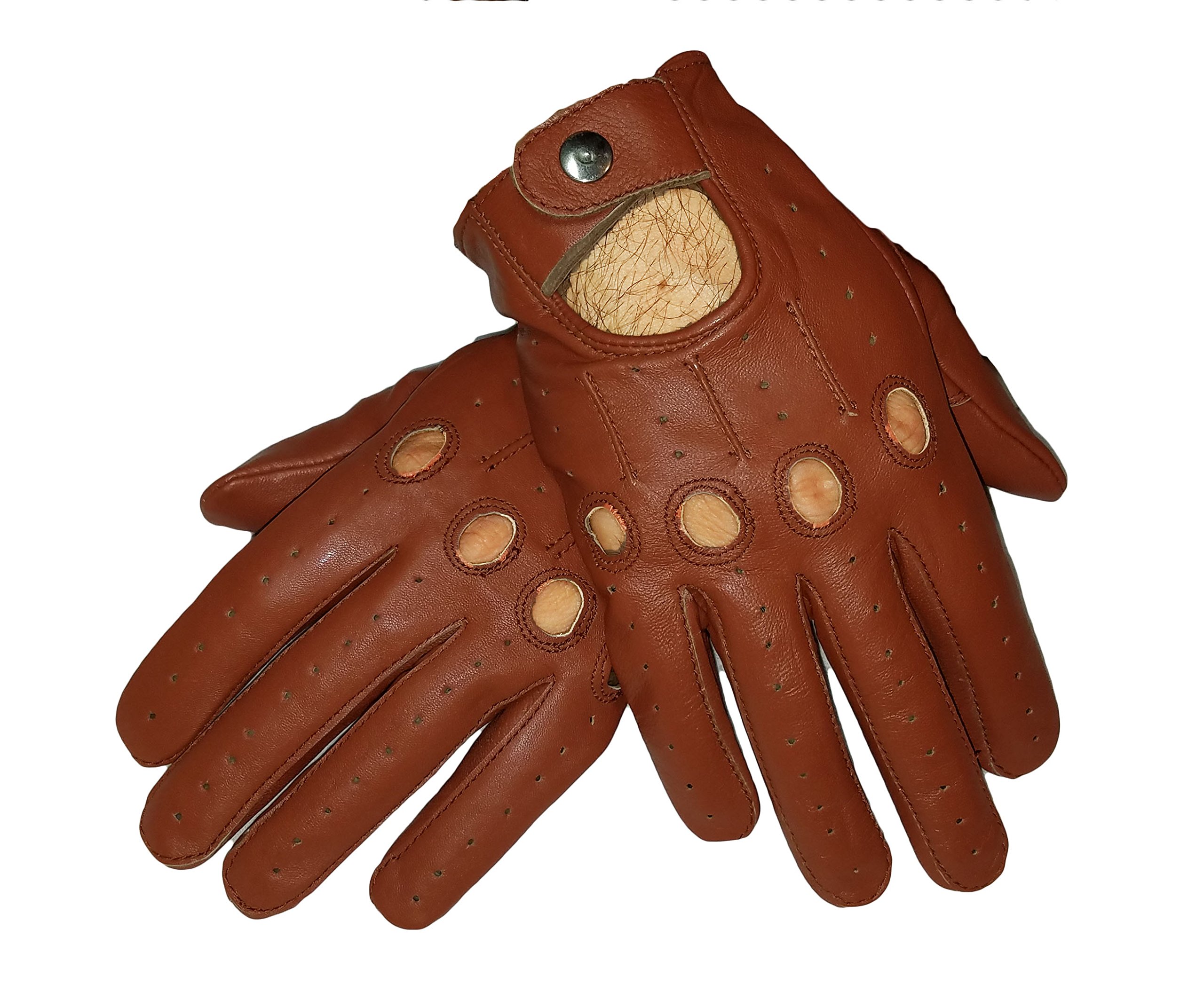 Premium Genuine Leather Driving Gloves for Men - Touchscreen Compatible, Comfortable & Stylish - Perfect for Sports Cars, Winter Driving & Luxury Gifts