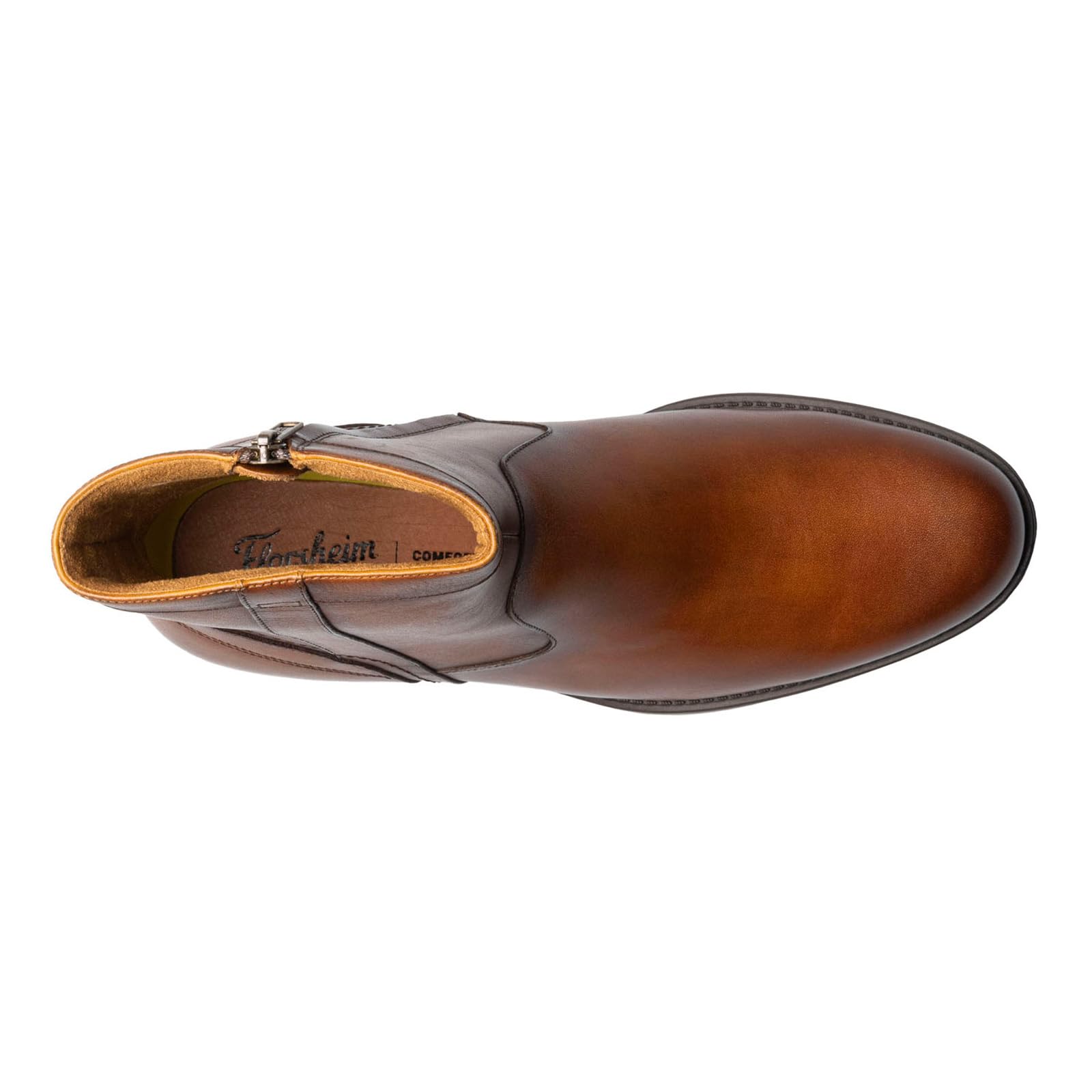 Florsheim Men's Midtown Boot - Comfortable & Stylish Leather Ankle Boots for Casual & Business Wear - Perfect for Office, Travel & Outdoor Activities