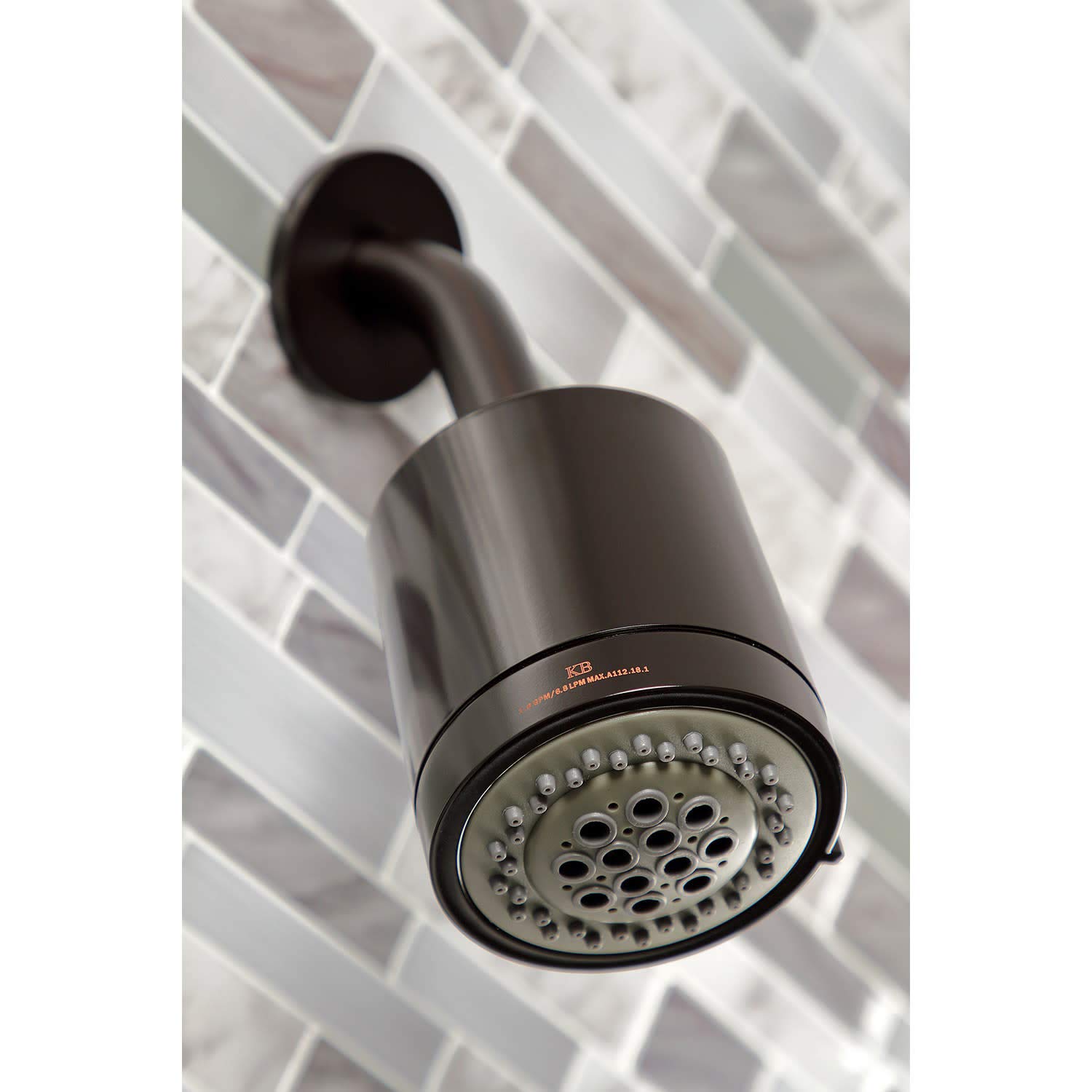 Kingston Brass KBX8148DX Concord Brushed Nickel Tub and Shower Faucet - 7.13 x 13 x 5.5 Inches - Bathroom Fixture for Modern Homes, Spa-Like Shower Experience