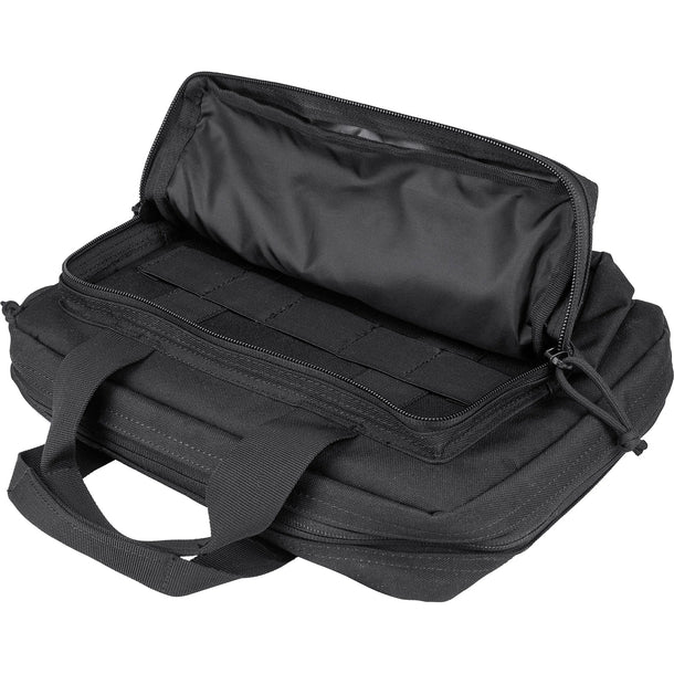 Barska BI13226 Loaded Gear 12 Dual Tactical Pistol Bag RX 800 - Durable Gun Case for Pistols & Accessories - Perfect for Range, Training & Secure Storage