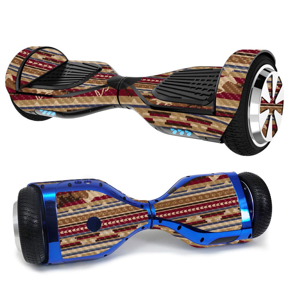 Premium Carbon Fiber Skin for Ultra Hoverboard - Western Horses Design | Protective & Durable Textured Vinyl Wrap | Easy to Apply, Remove & Change Styles | Made in USA | Perfect for Personalizing & Protecting Your Hoverboard at School, Parks or Outdoor Adventures
