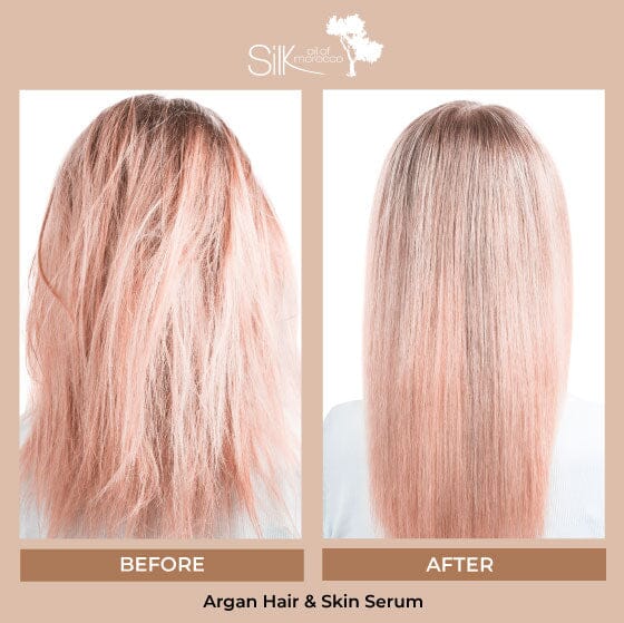 Pure Moroccan Argan Oil for Hair & Skin - Natural Moisturizer & Conditioner for Dry Hair, Split Ends & Glowing Skin | Perfect for Daily Hair Care & Skincare Routine