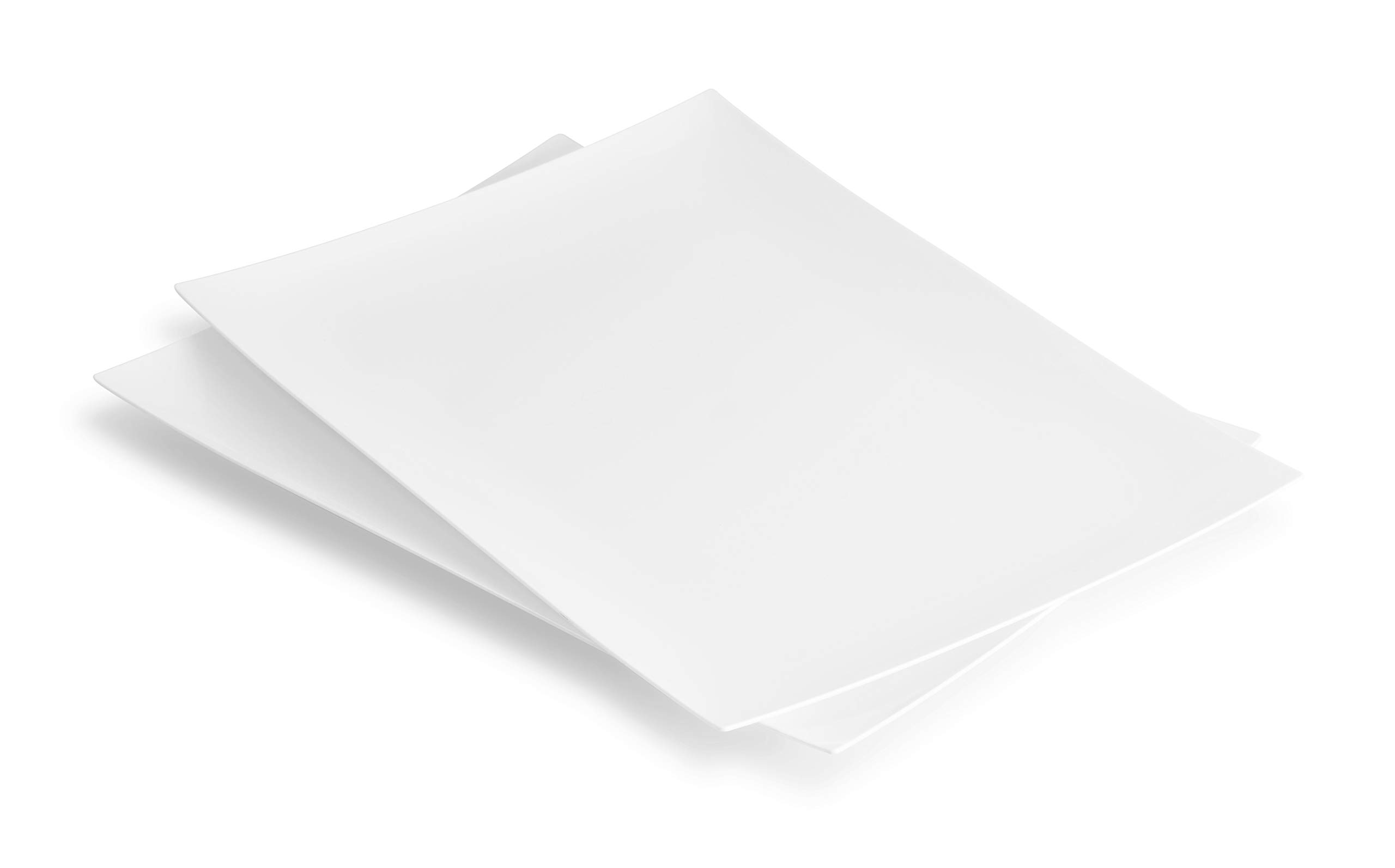 Premium 40-Pack Disposable White Plastic Plates 12