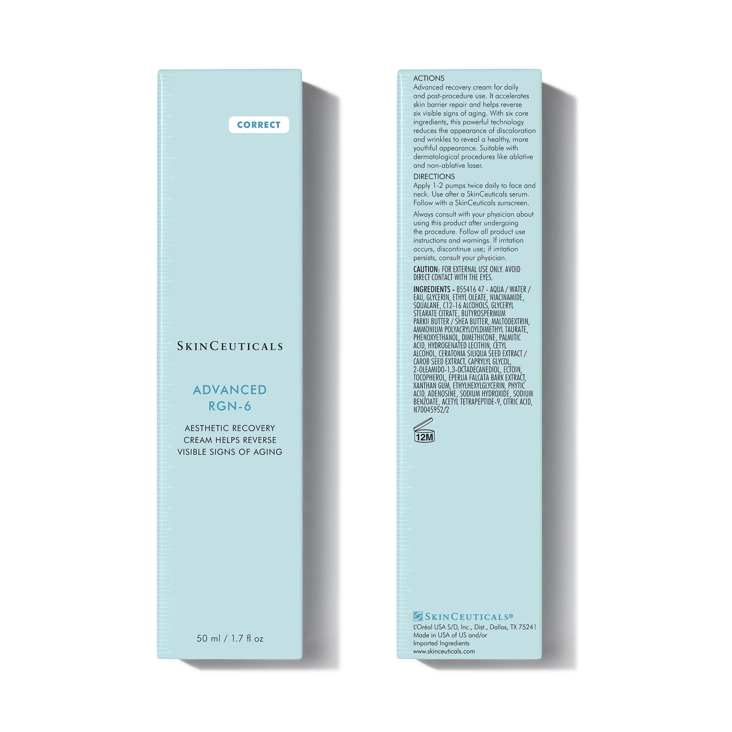Advanced RGN 6 Regenerative Cream for Face & Body - Anti-Aging Moisturizer with Collagen Boost - Perfect for Night Repair & Daily Hydration
