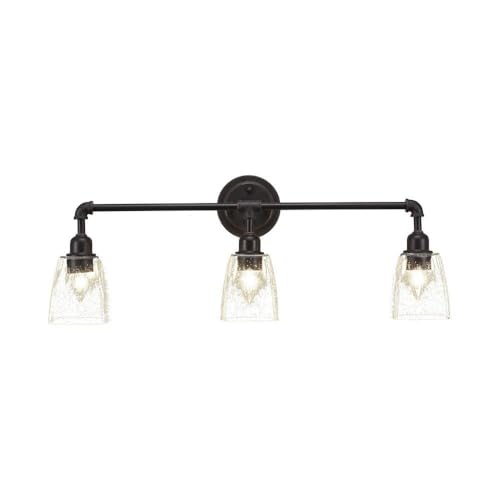 Toltec Lighting 183-DG-461 Vintage 3-Light Bathroom Vanity Bar with 4.5