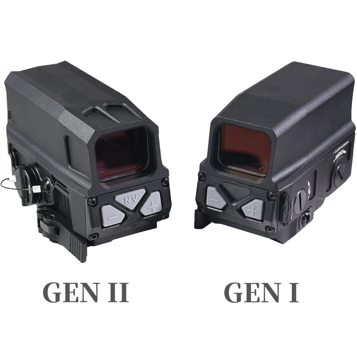 Gen II Holographic Red Dot Sight with 3X Magnifier Combo - Quick Detach QD Mount Tactical Rifle Scope for AR-15, Airsoft & Hunting - Perfect for Close to Mid-Range Shooting & Tactical Training