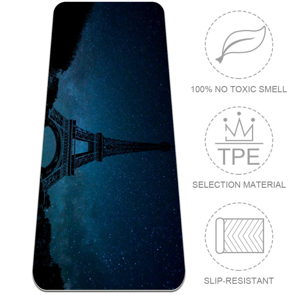 Premium Eco-Friendly Non-Slip Yoga Mat with Owl Design - 72