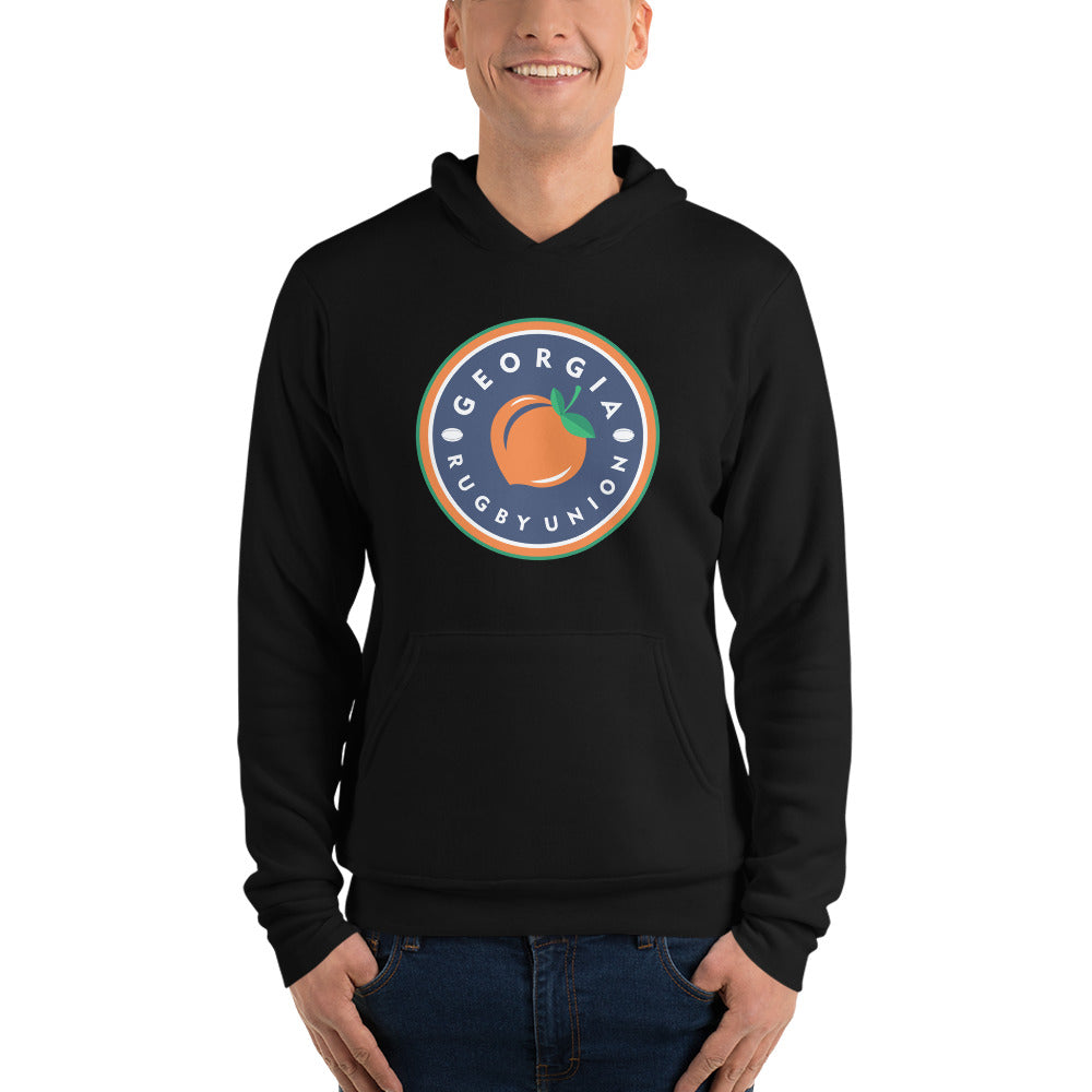 Georgia Rugby Union Pullover Hoodie - Men's & Women's Comfortable Fleece Sweatshirt for Fans & Players - Perfect for Games, Training & Casual Wear