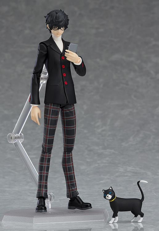 Figma #EX 0050 Hero Persona 5 Amamiya Ren Joker Action Figure - Reissue Edition for Collectors & Gamers - Perfect for Display, Cosplay & Anime Enthusiasts