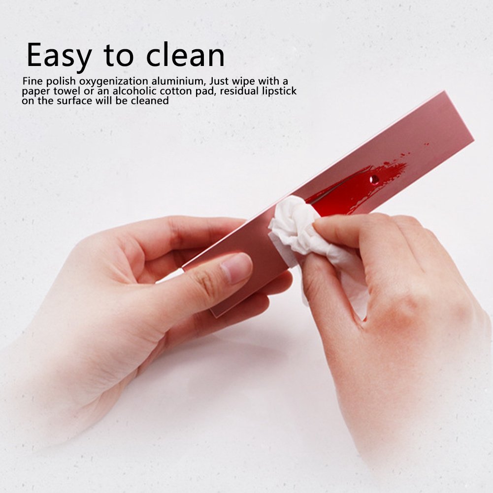 Ymiko 12.1 Dual Use Lipstick Maker & Lip Balm Making Kit - 6 Cavity DIY Lipstick Mold for Single Color & Two-Tone Lipsticks - Rose Gold Aluminum Alloy (Perfect for Home Beauty Businesses & DIY Cosmetic Gifts)