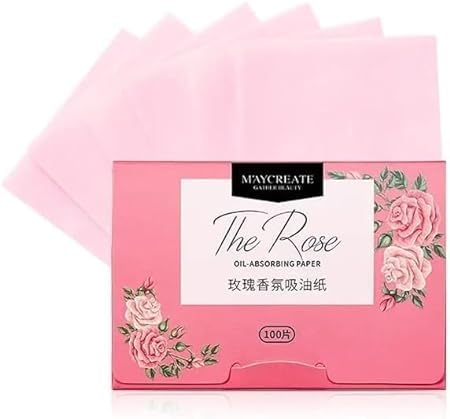 HEJISUN Oil Blotting Sheets for Face - 100pcs Bamboo Charcoal & Green Tea Oil Absorbing Papers | Shine Control for Oily Skin | Perfect for Gym, Office & Travel (Green)