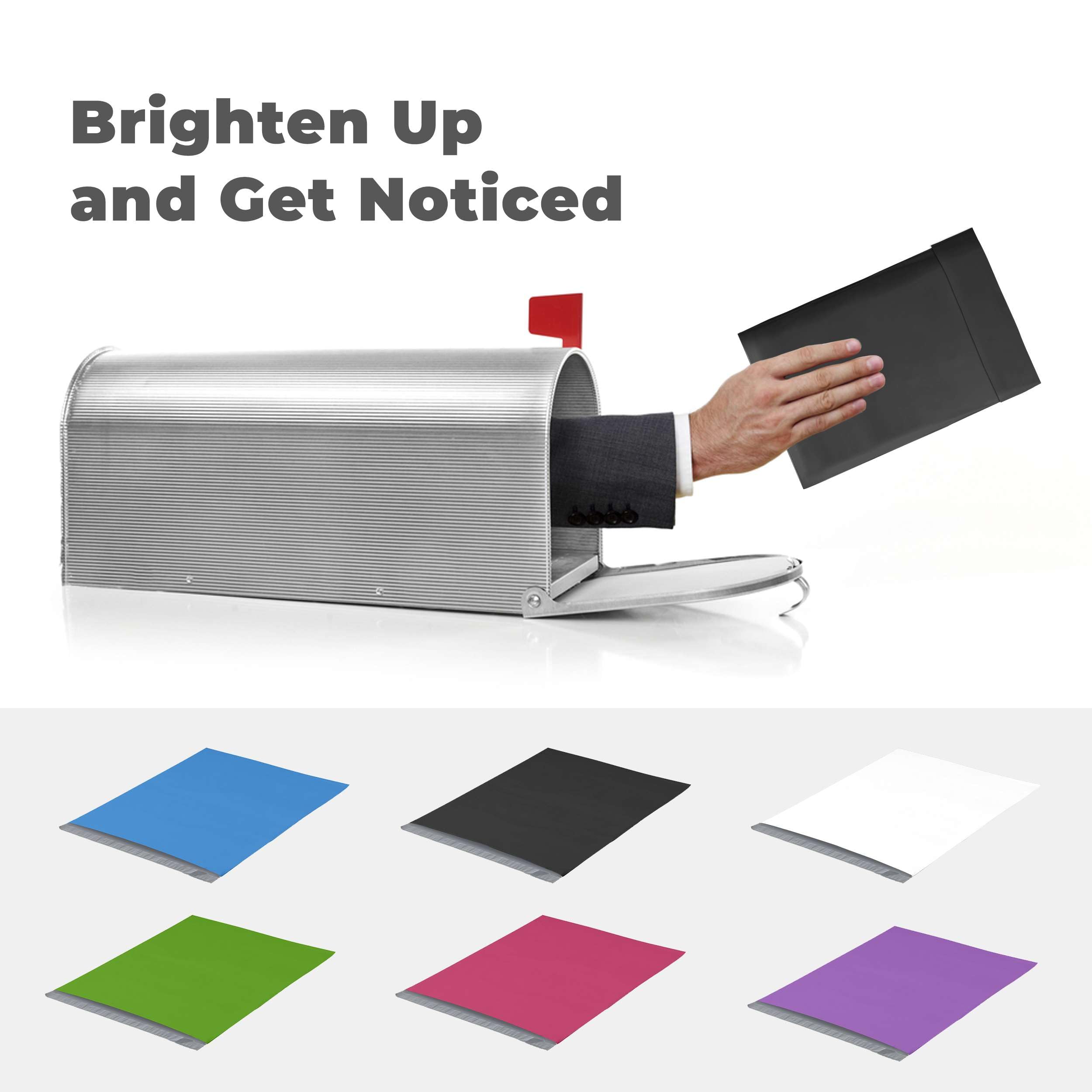 Medium 9x12 Poly Mailers - 100 Pack Black Shipping Bags | Tear & Puncture Proof, Water Resistant Mailing Envelopes | Small Business Packaging for Ecommerce, Apparel & Subscription Boxes