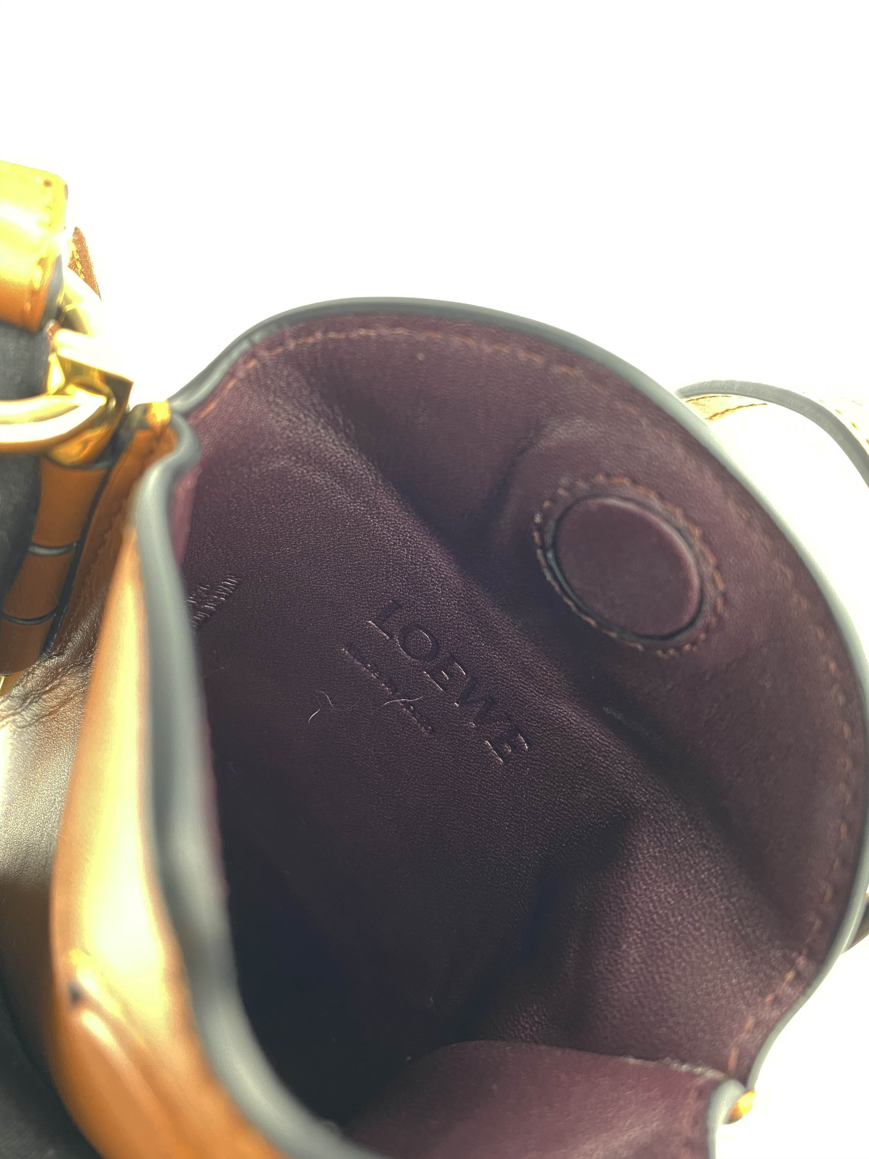 Loewe Blue and Tan Gate Pocket Bag - Stylish Crossbody Bag for Women | Perfect for Work, Travel & Everyday Use