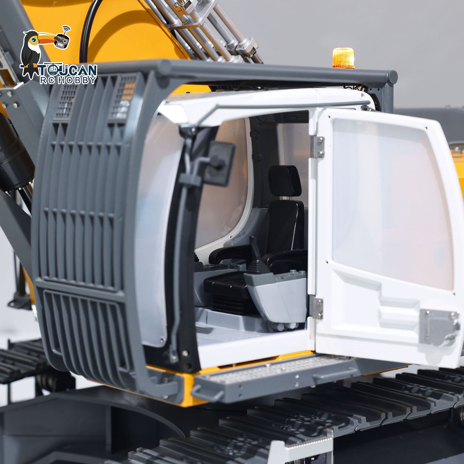 1/14 Scale K970 300 Hydraulic RC Excavator - Remote Control Demolition Machine with Realistic Paint & Pre-Assembled Model for Construction Enthusiasts | Perfect for Outdoor Play, Construction Simulation & Collector's Display