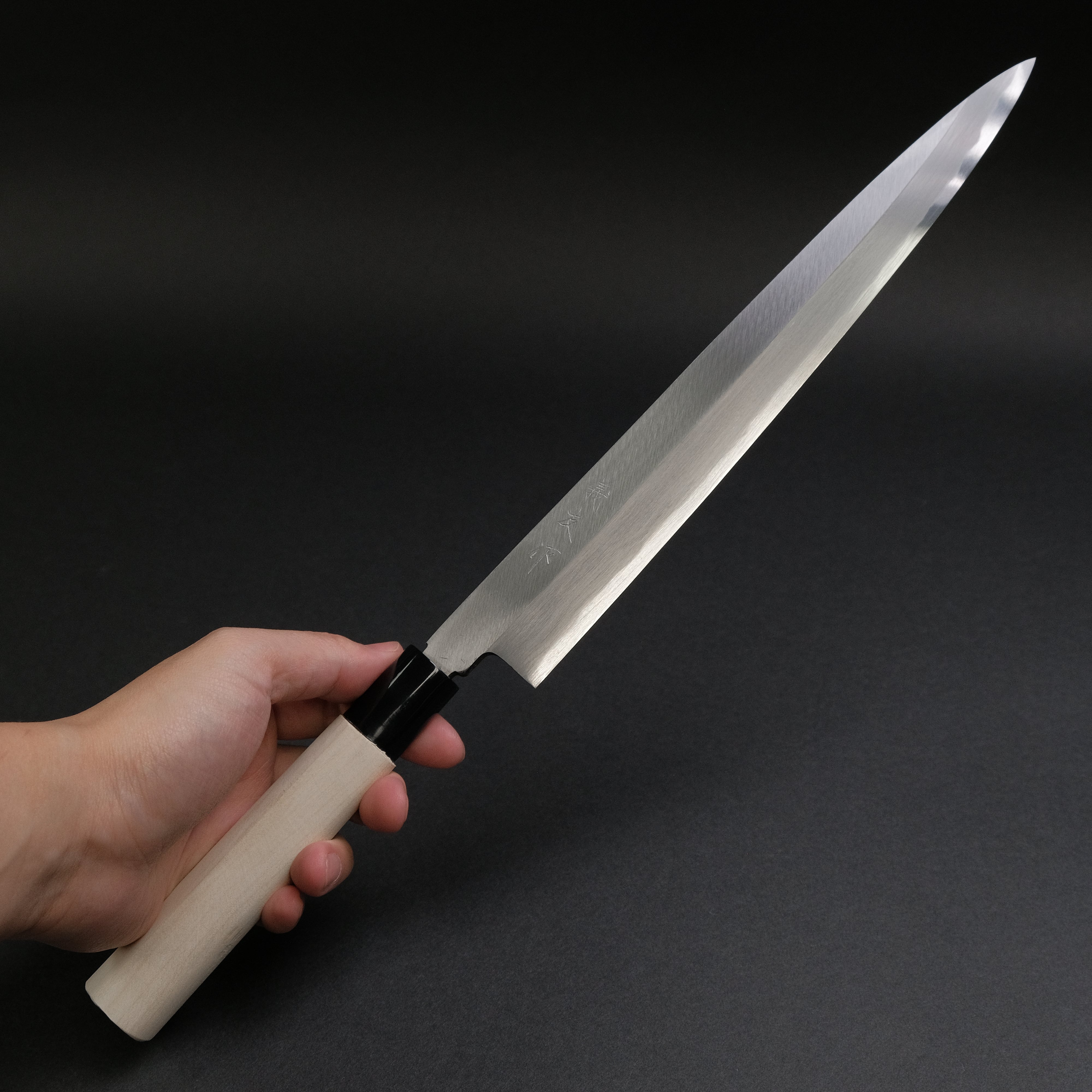 Premium Morihei Yoshitomo 270mm Yanagiba Sushi Knife with Poplar Handle - Perfect for Sushi Chefs & Japanese Cuisine Preparation