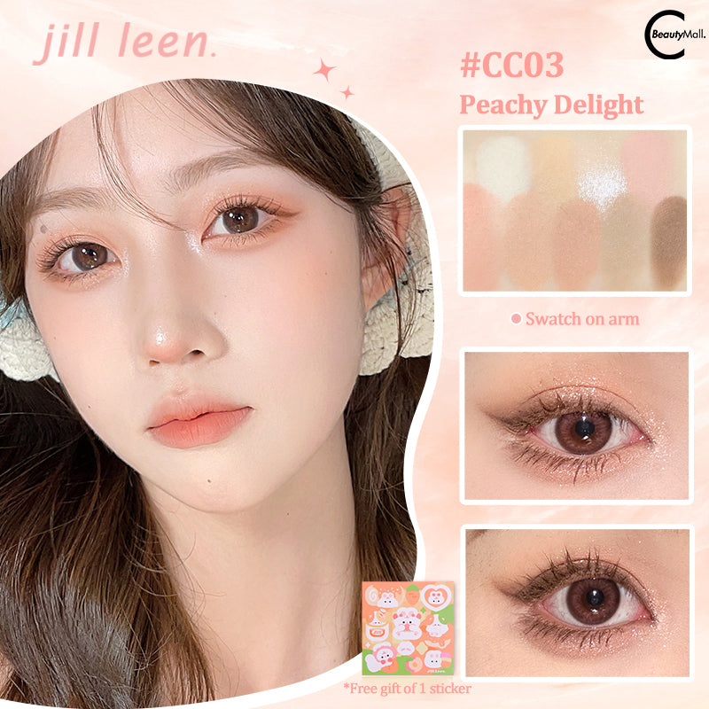 JILLLEEN 9-Color Chocolate Eyeshadow Palette - Highly Pigmented, Long-Lasting Makeup for Everyday & Party Looks