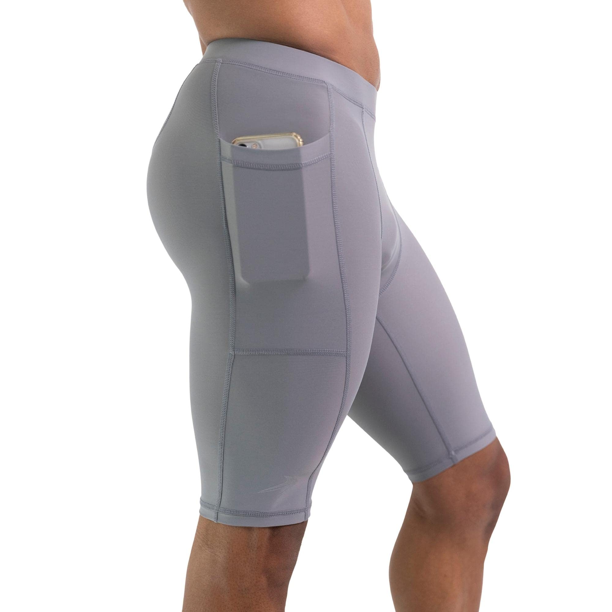 Men's Compression Shorts for Biking, Running & Workouts - Breathable Athletic Underwear for Sports & Gym Training